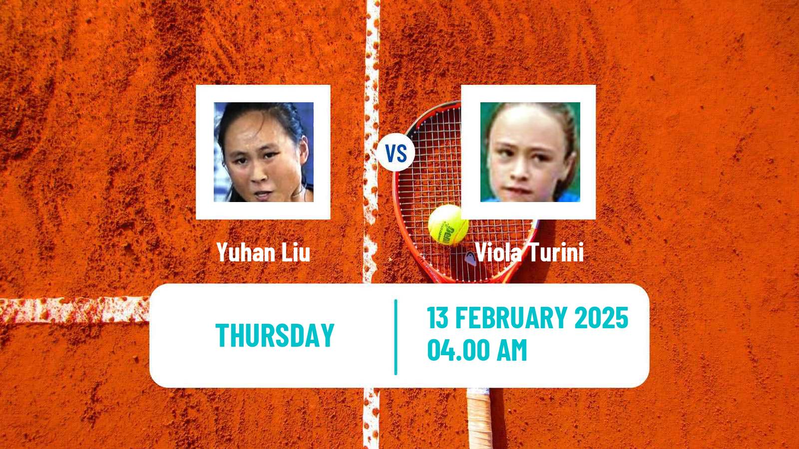 Tennis ITF W15 Monastir 6 Women Yuhan Liu - Viola Turini