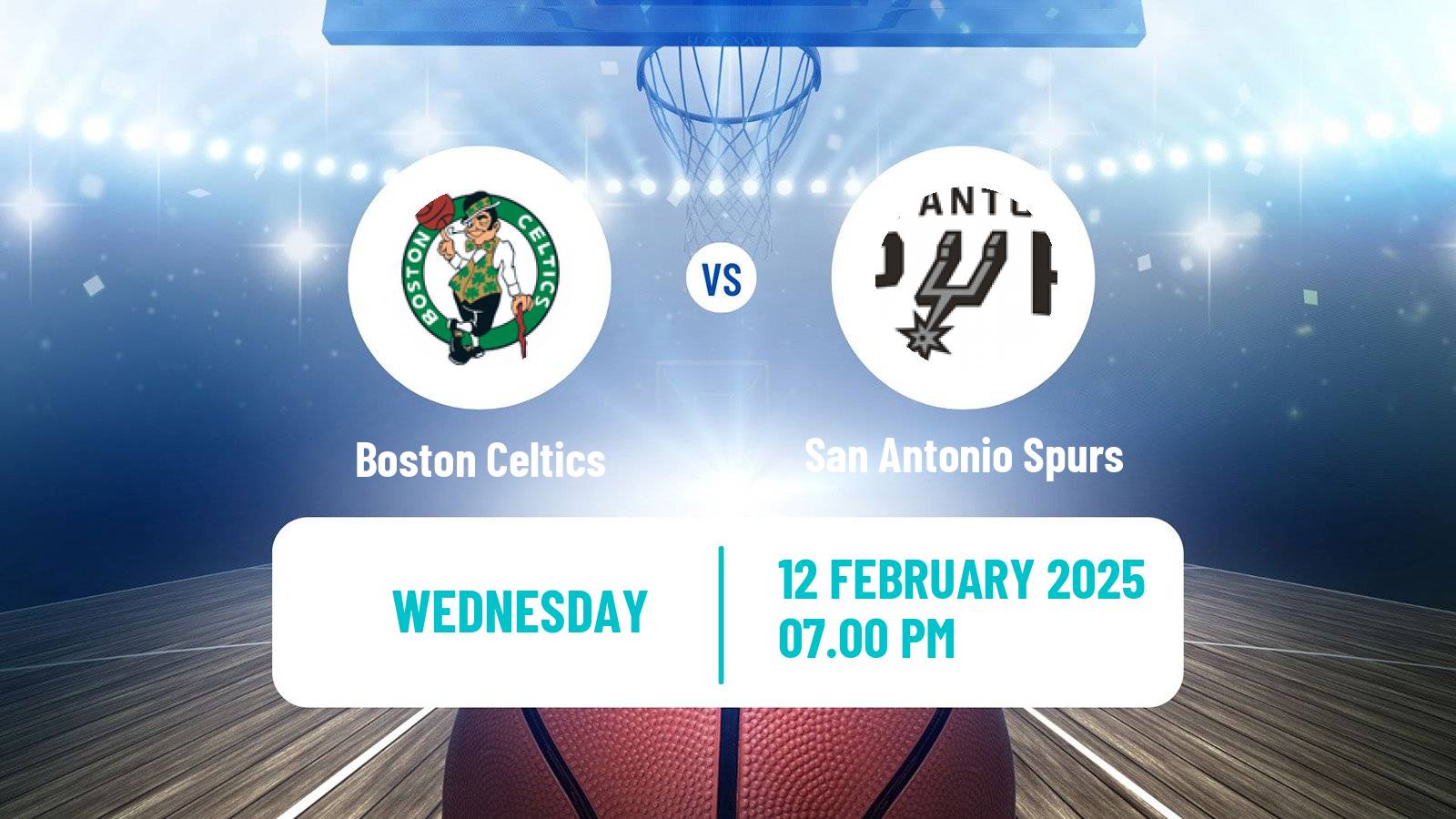 Basketball NBA Boston Celtics - San Antonio Spurs