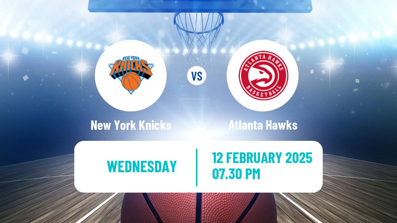 Basketball NBA New York Knicks - Atlanta Hawks