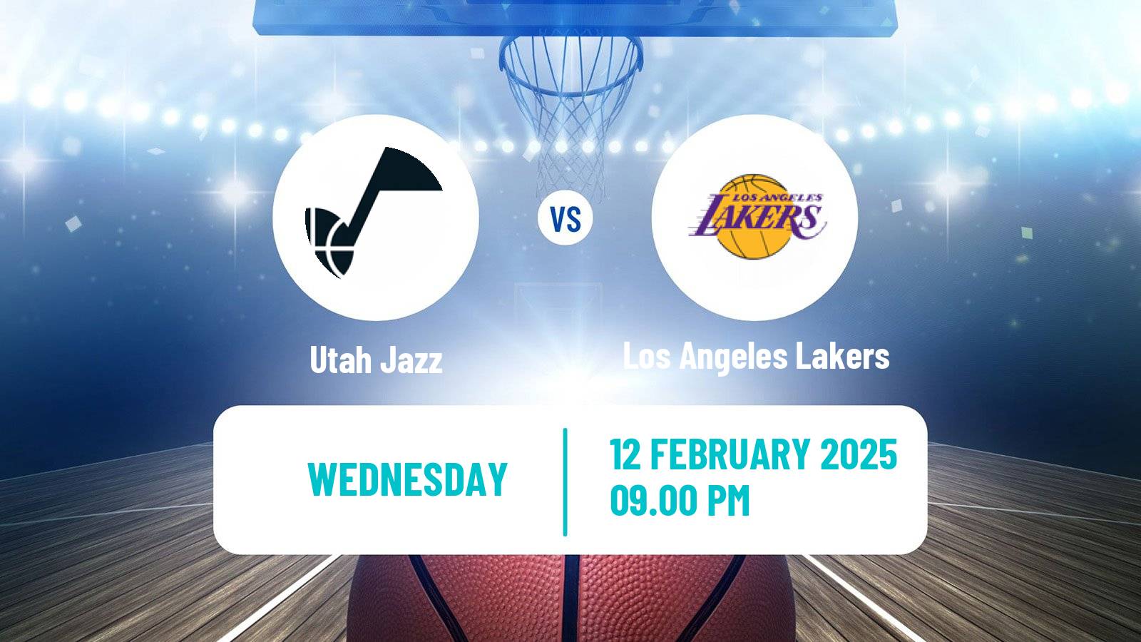 Basketball NBA Utah Jazz - Los Angeles Lakers