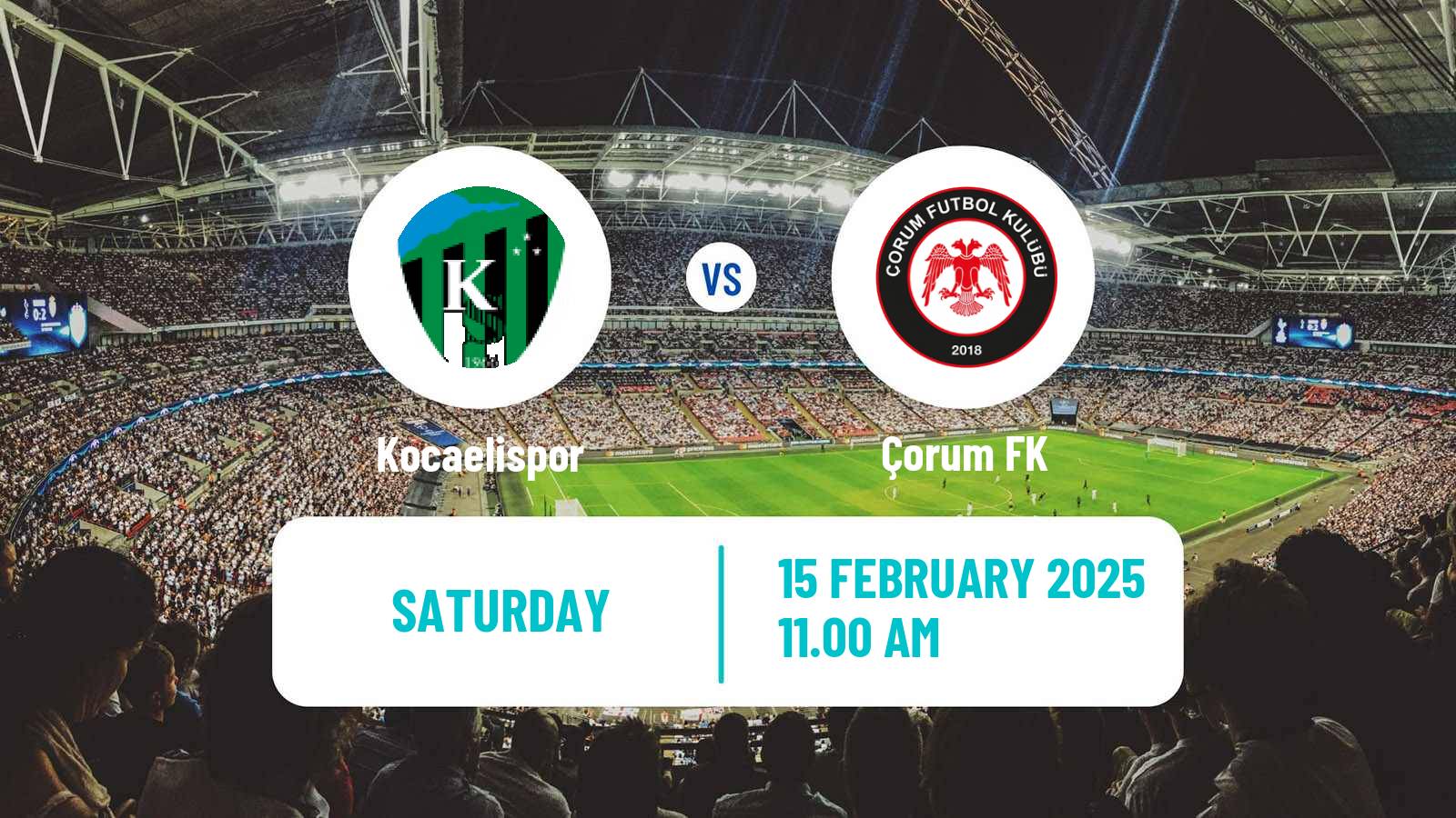 Soccer Turkish First League Kocaelispor - Çorum