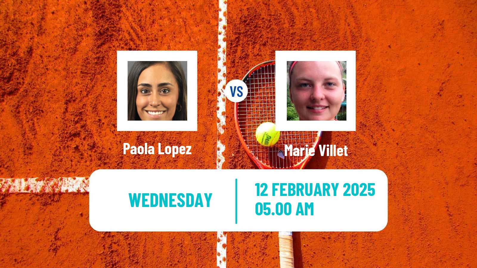 Tennis ITF W15 Monastir 6 Women Paola Lopez - Marie Villet