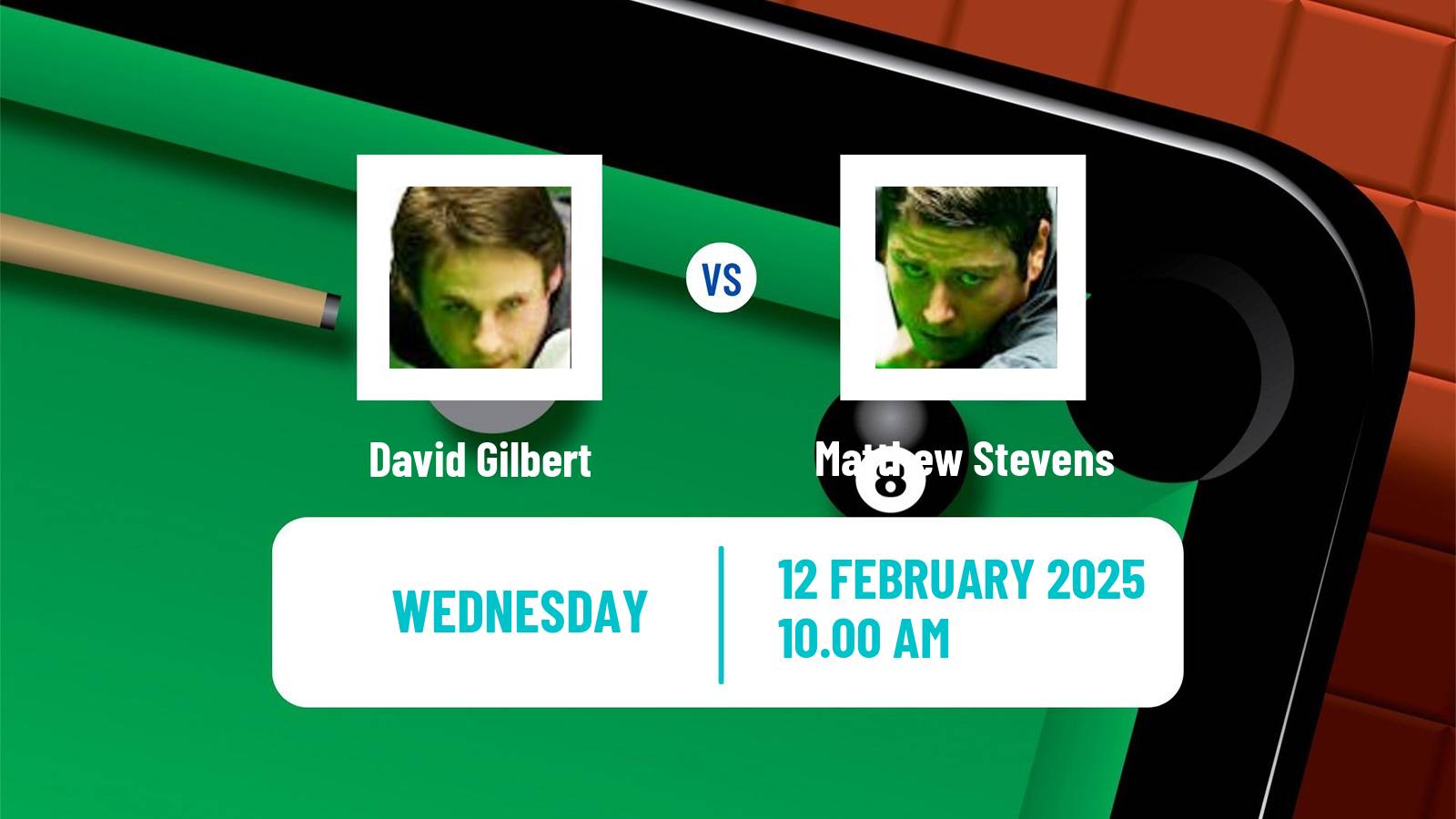 Snooker Welsh Open David Gilbert - Matthew Stevens