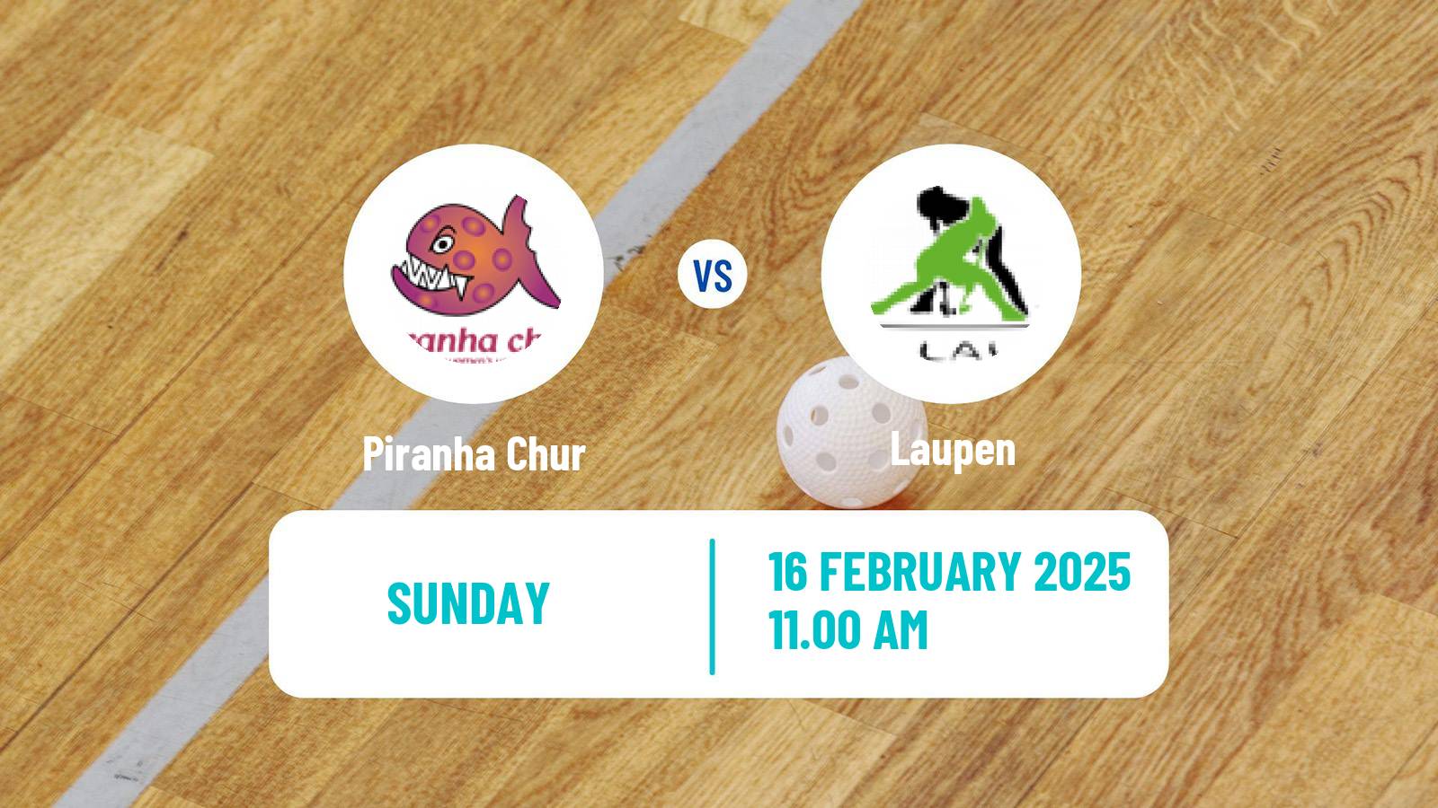 Floorball Swiss NLA Floorball Women Piranha Chur - Laupen