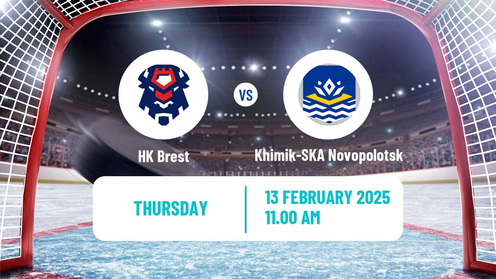 Hockey Belarusian Extraleague Brest - Khimik-SKA Novopolotsk