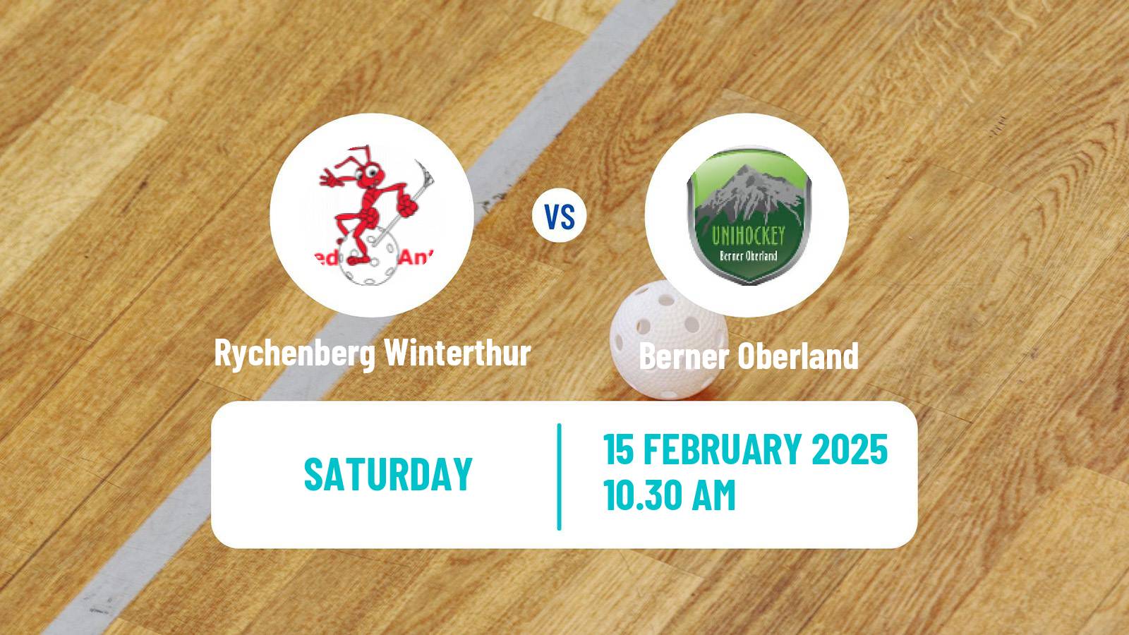 Floorball Swiss NLA Floorball Women Rychenberg Winterthur - Berner Oberland