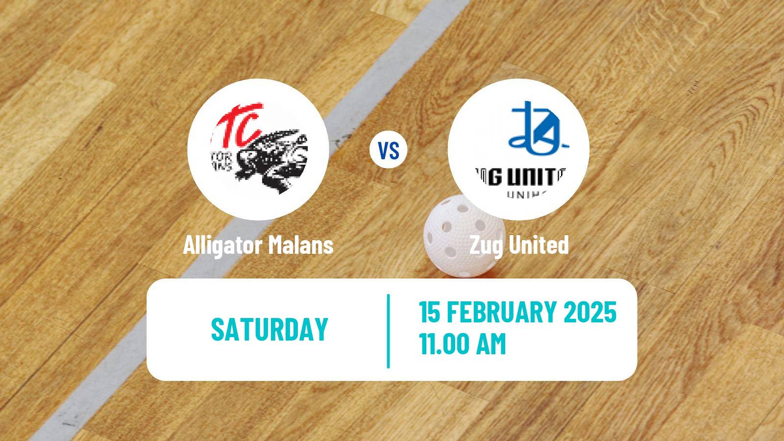 Floorball Swiss NLA Floorball Alligator Malans - Zug United