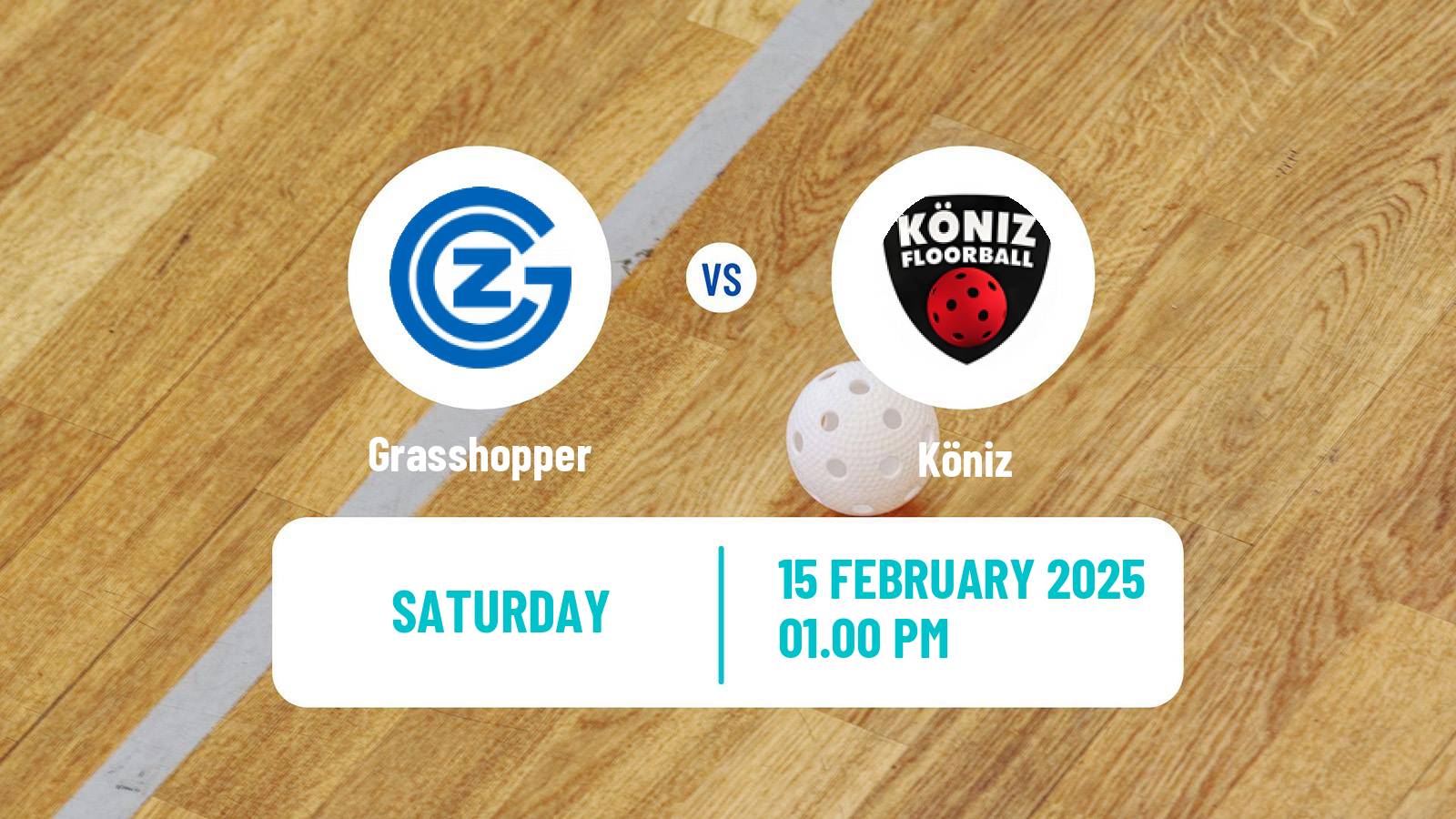 Floorball Swiss NLA Floorball Grasshopper - Köniz