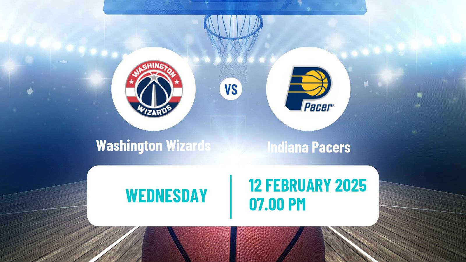 Basketball NBA Washington Wizards - Indiana Pacers