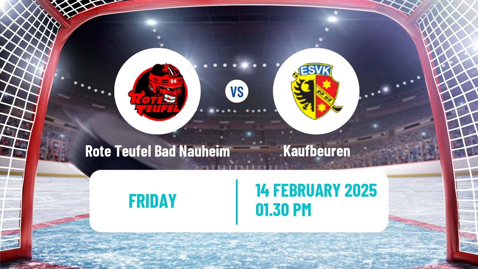 Hockey German DEL2 Rote Teufel Bad Nauheim - Kaufbeuren