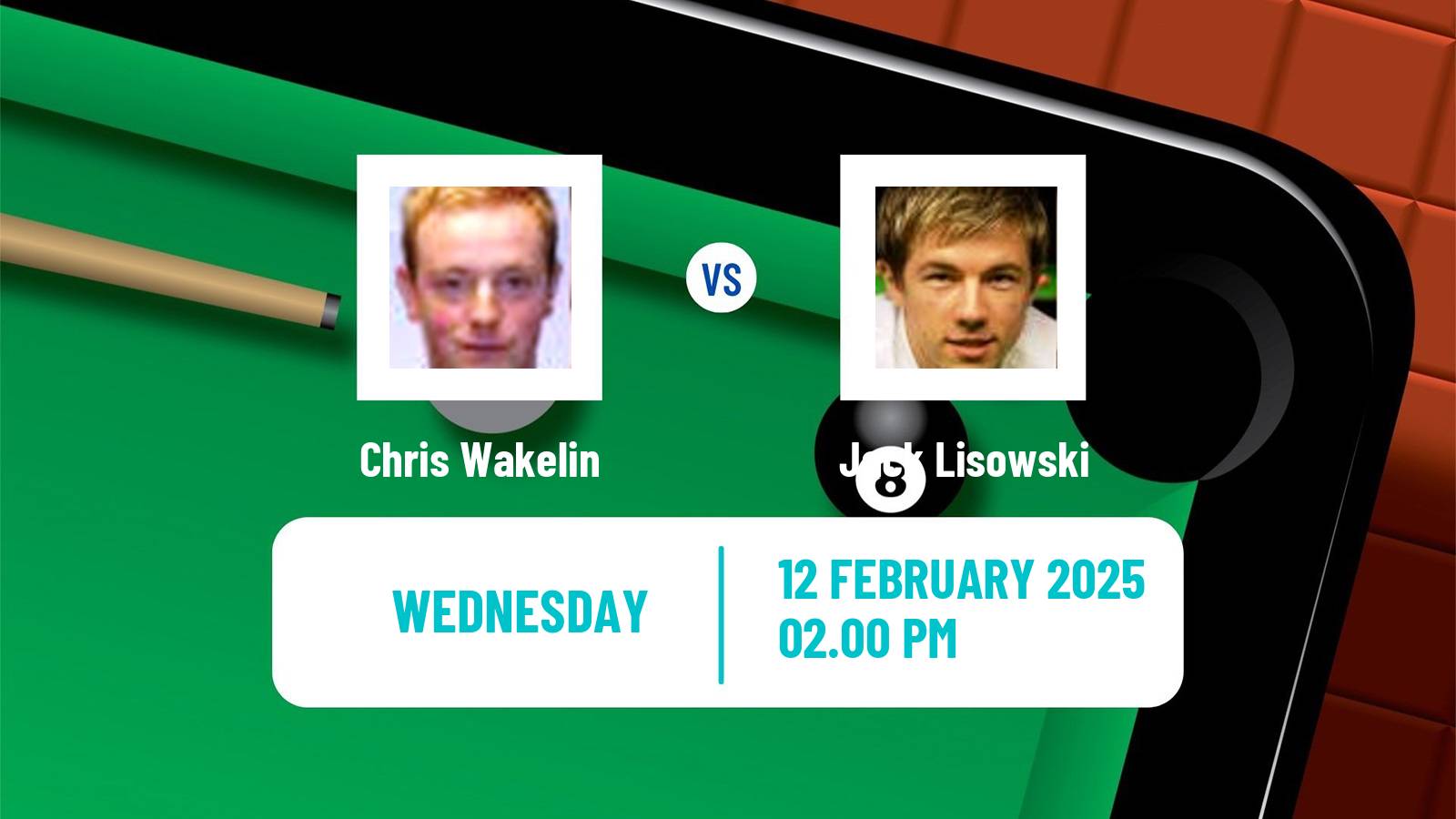 Snooker Welsh Open Chris Wakelin - Jack Lisowski