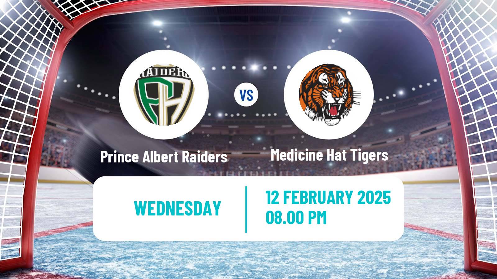 Hockey WHL Prince Albert Raiders - Medicine Hat Tigers