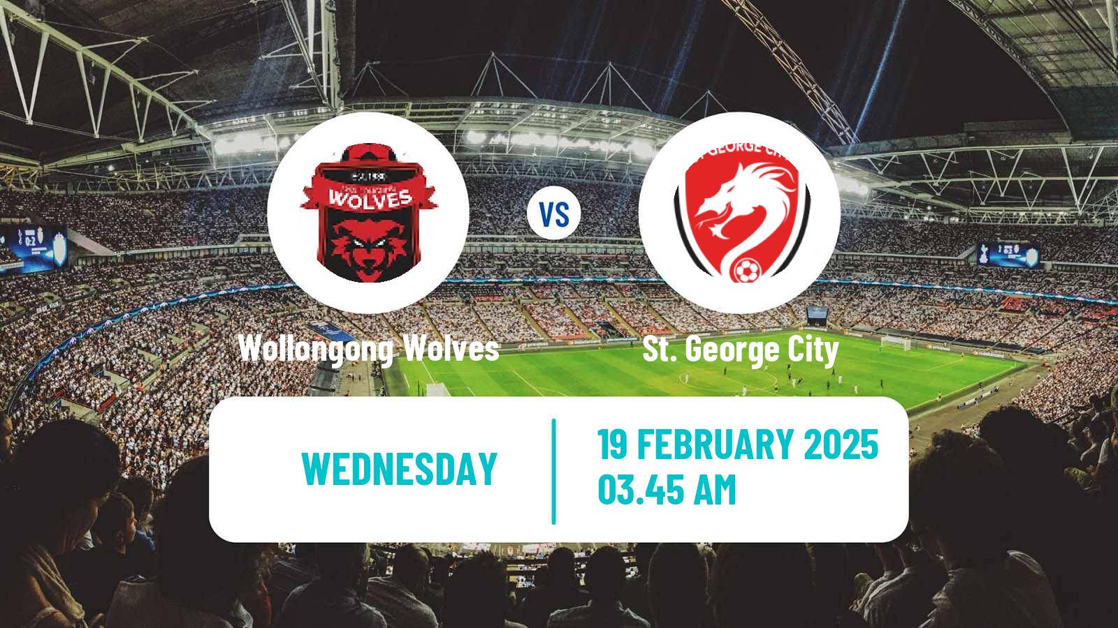 Soccer Australian NPL NSW Wollongong Wolves - St. George City