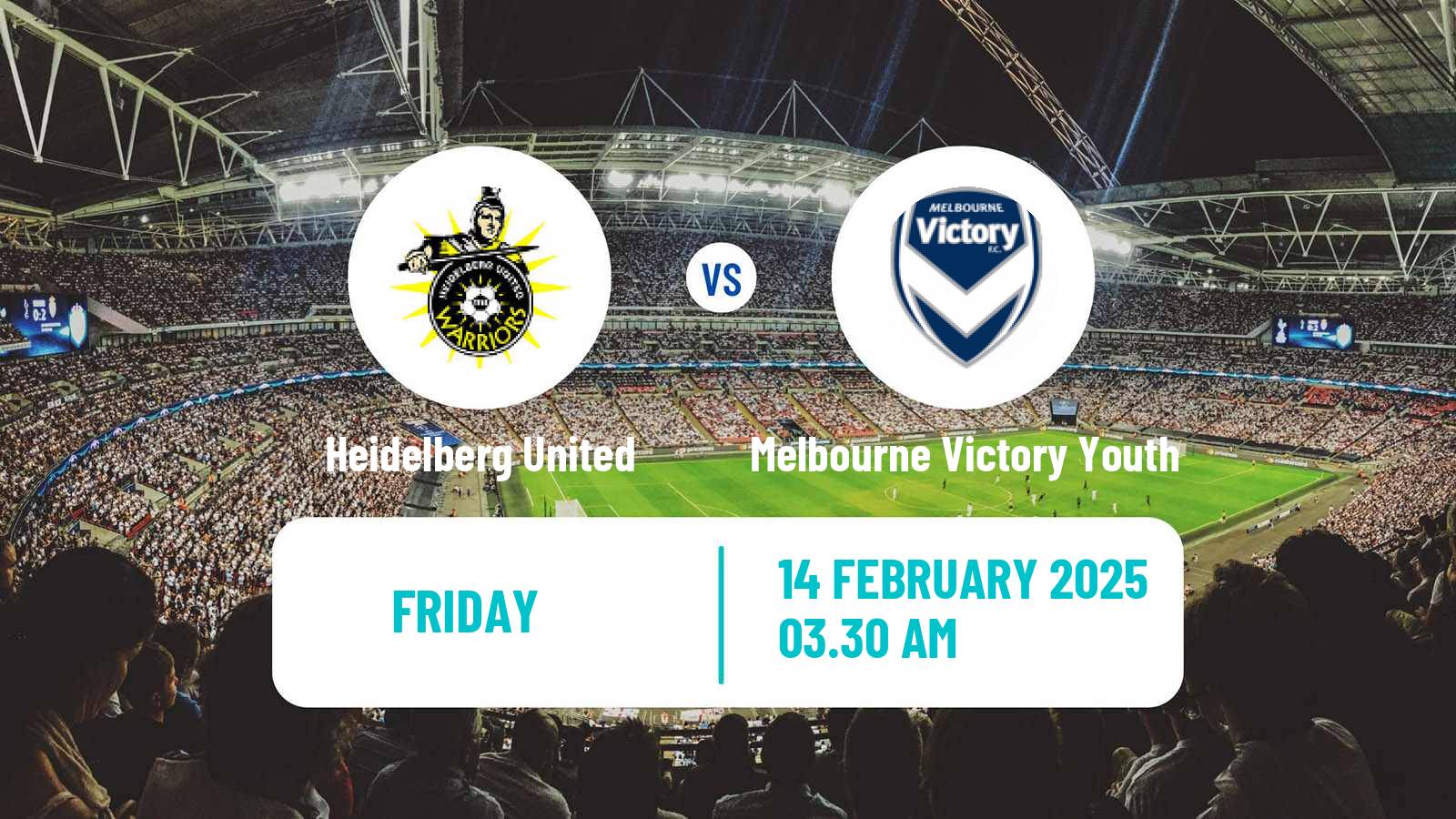 Soccer Australian NPL Victoria Heidelberg United - Melbourne Victory Youth