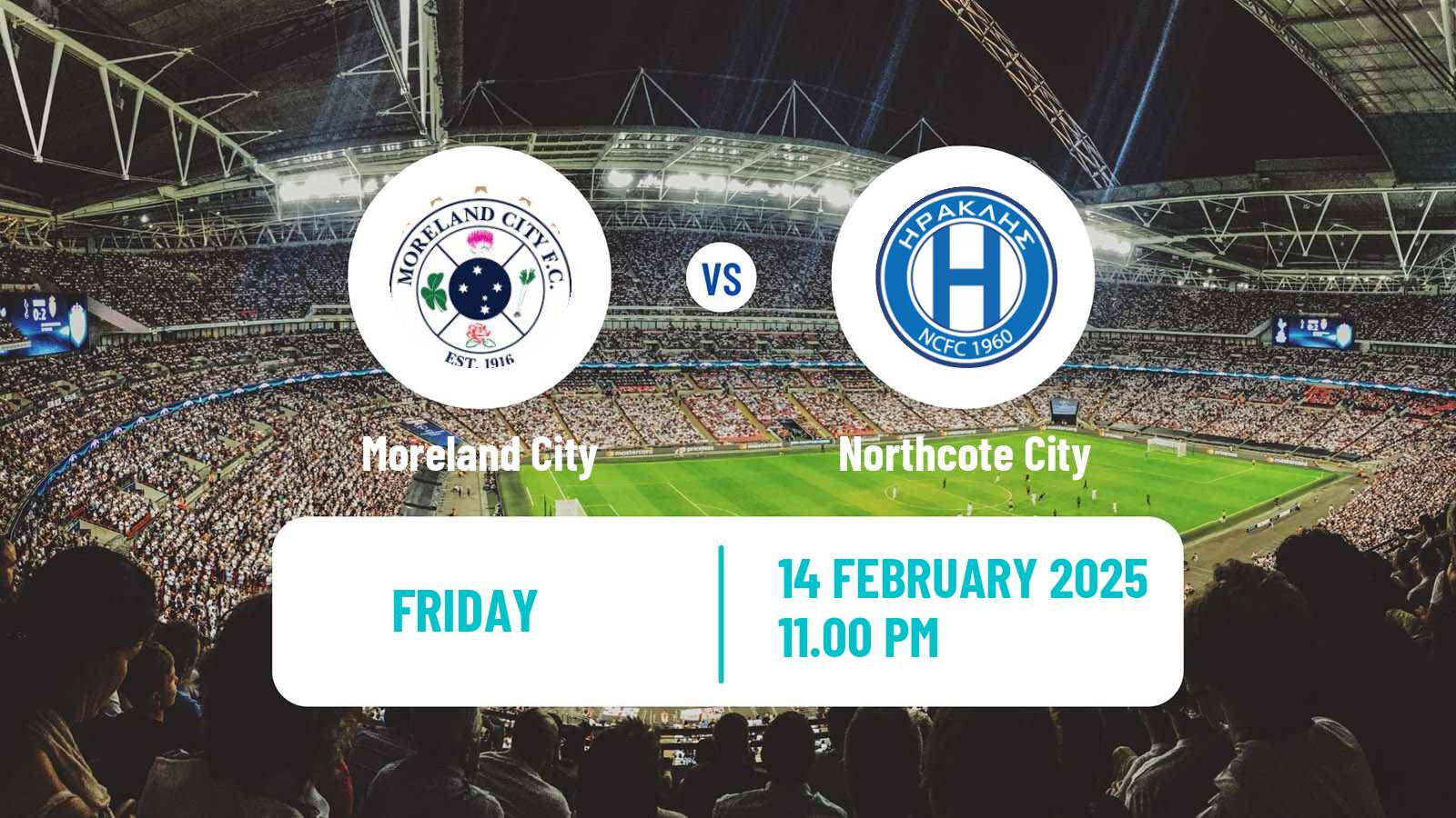 Soccer Australian Victoria Premier League Moreland City - Northcote City