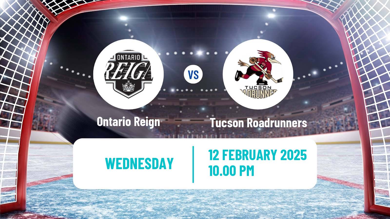 Hockey AHL Ontario Reign - Tucson Roadrunners