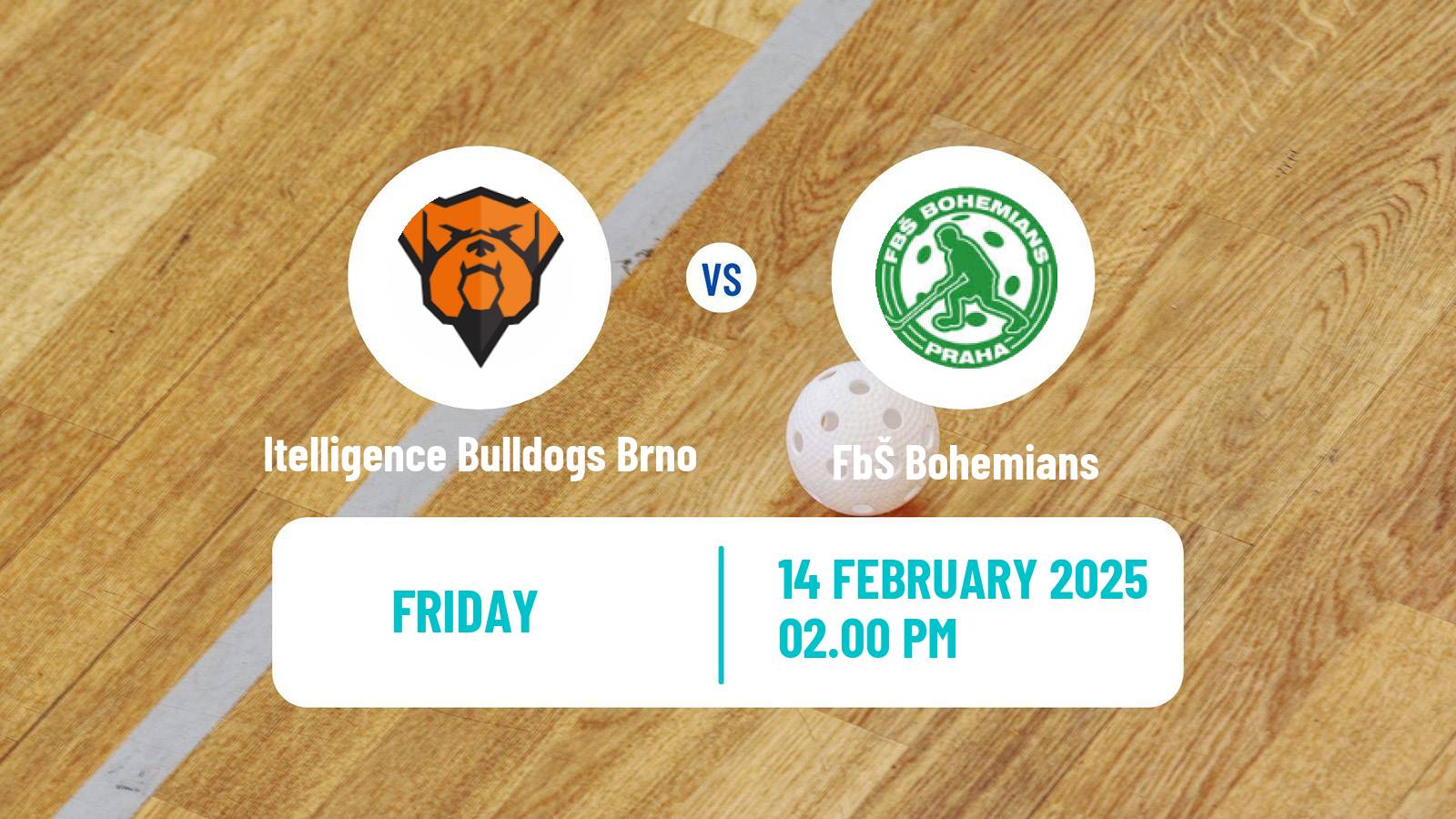 Floorball Czech Superliga Floorball Itelligence Bulldogs Brno - FbŠ Bohemians