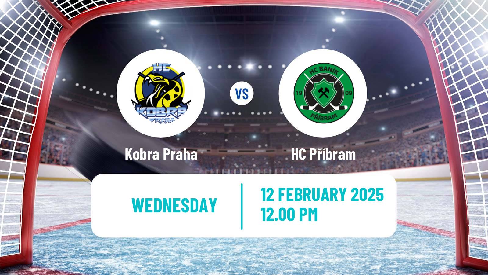 Hockey Czech 2 Liga Hockey West Kobra Praha - Příbram