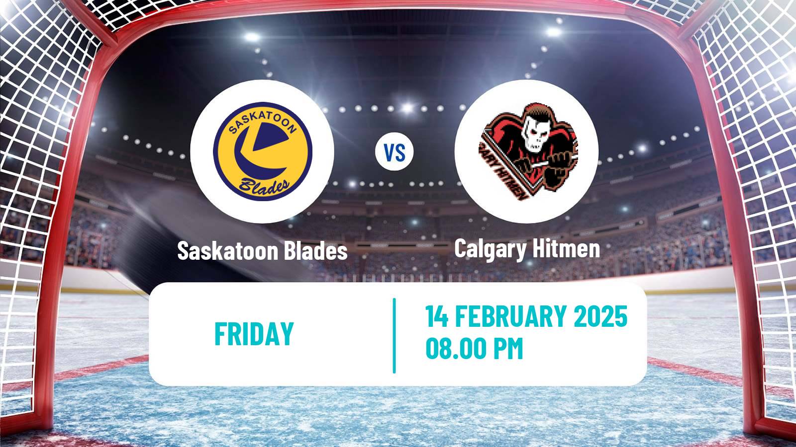 Hockey WHL Saskatoon Blades - Calgary Hitmen