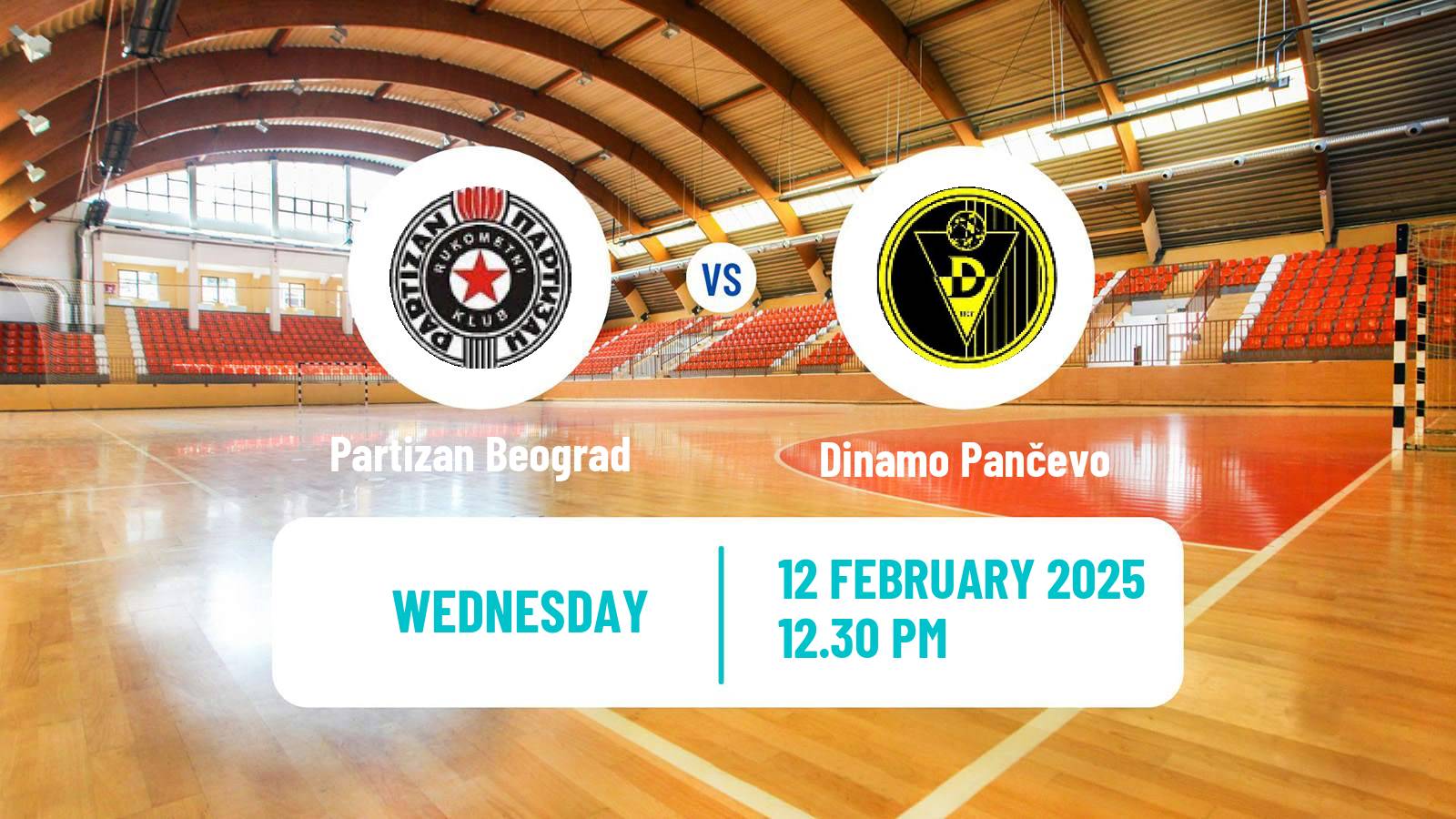 Handball Serbian Superliga Handball Partizan Beograd - Dinamo Pančevo