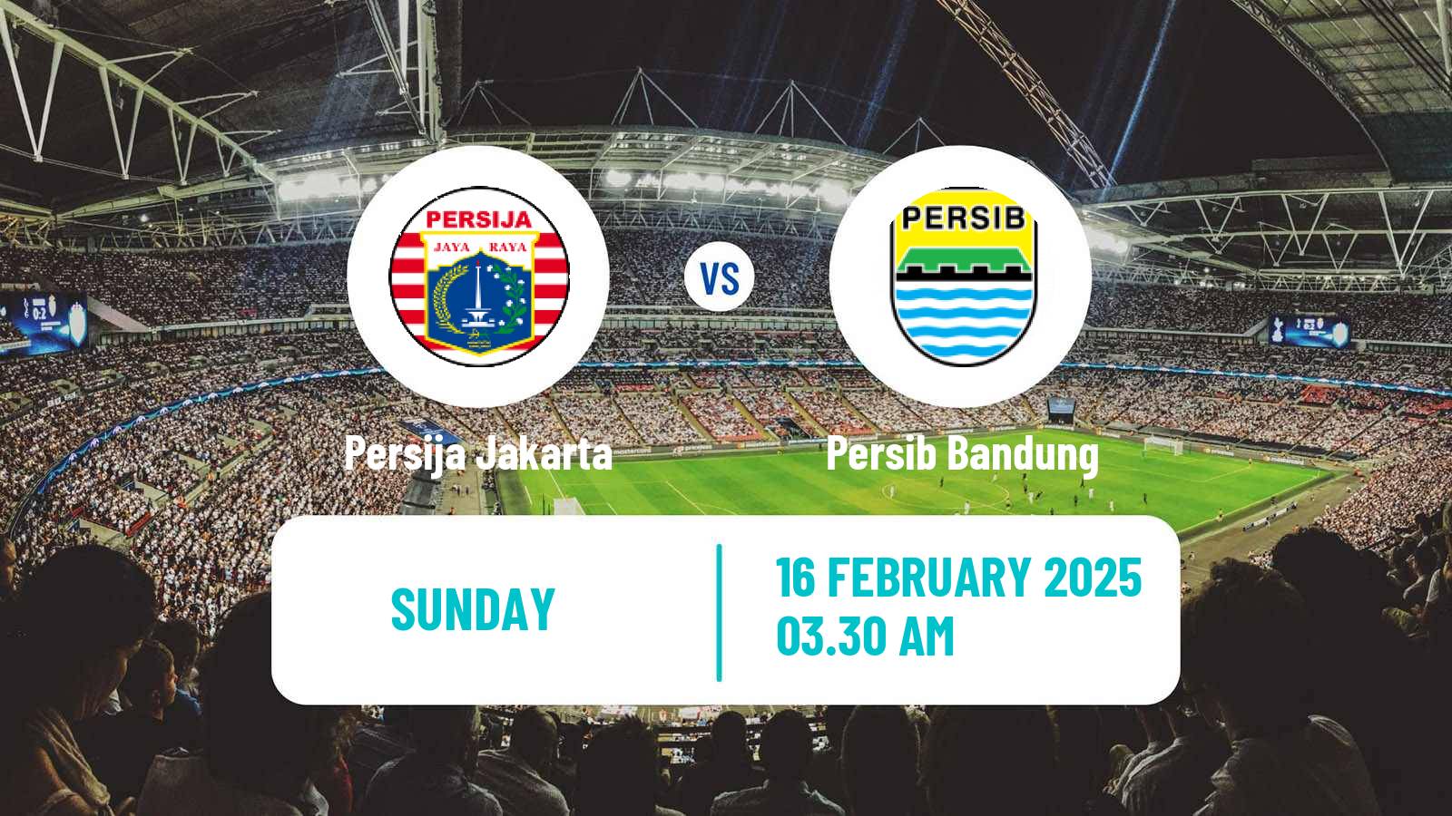 Soccer Indonesian Liga 1 Persija Jakarta - Persib Bandung