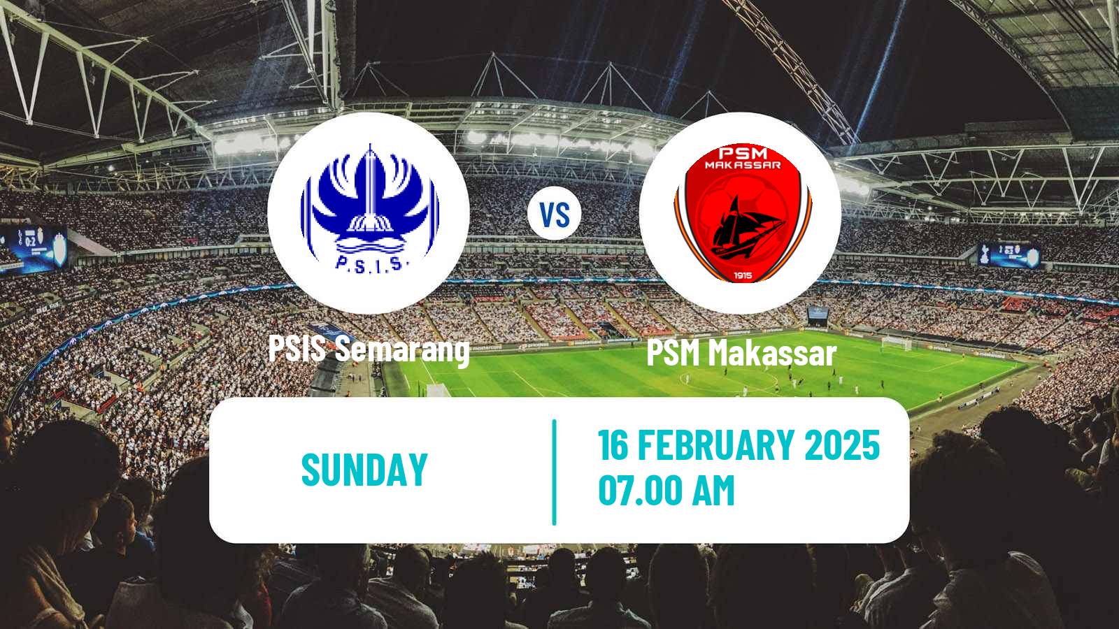 Soccer Indonesian Liga 1 PSIS Semarang - PSM Makassar