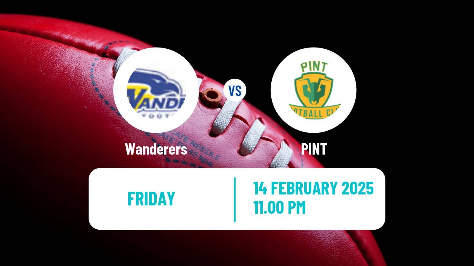 Aussie rules NTFL Wanderers - PINT