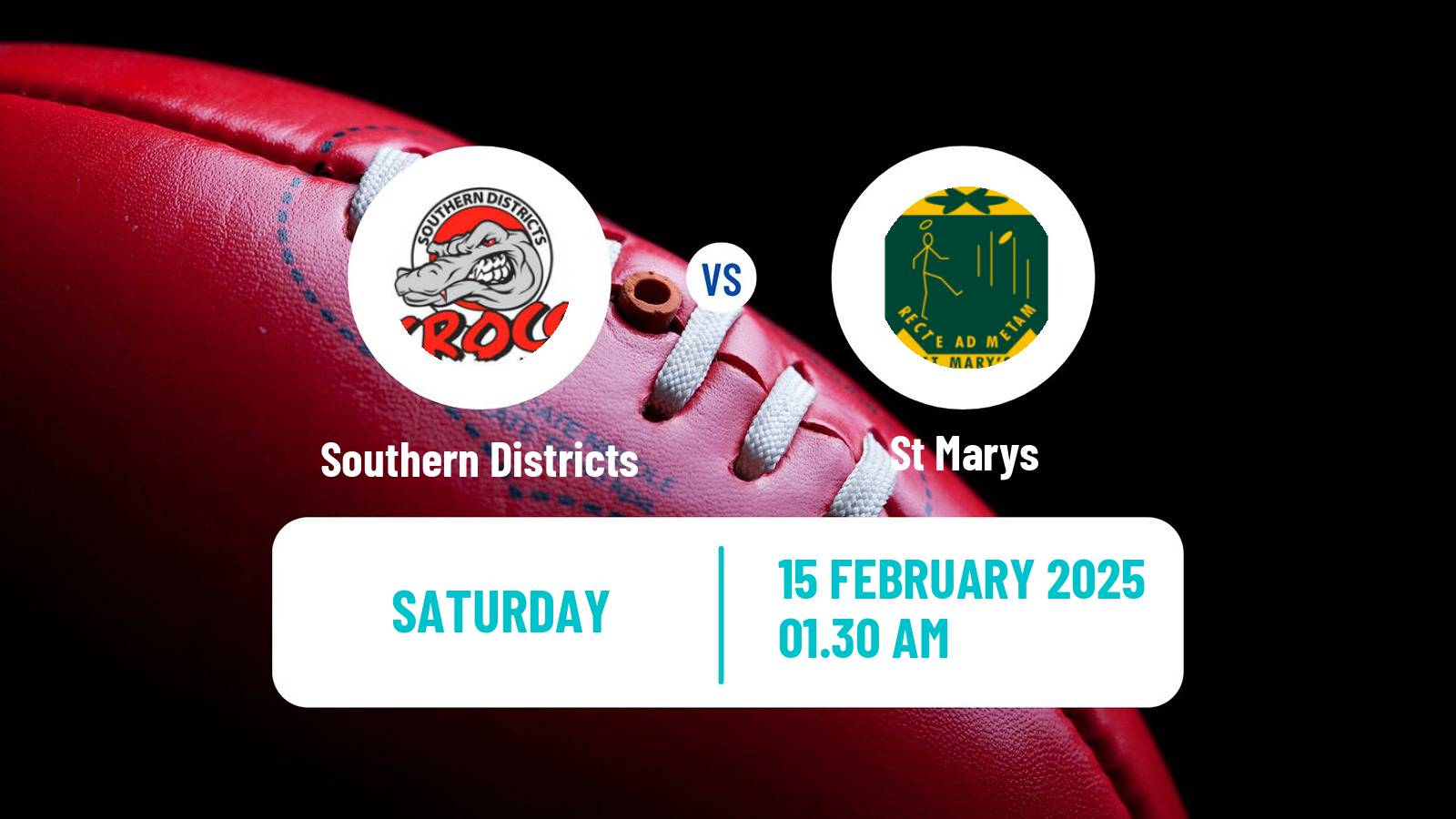 Aussie rules NTFL Southern Districts - St Marys