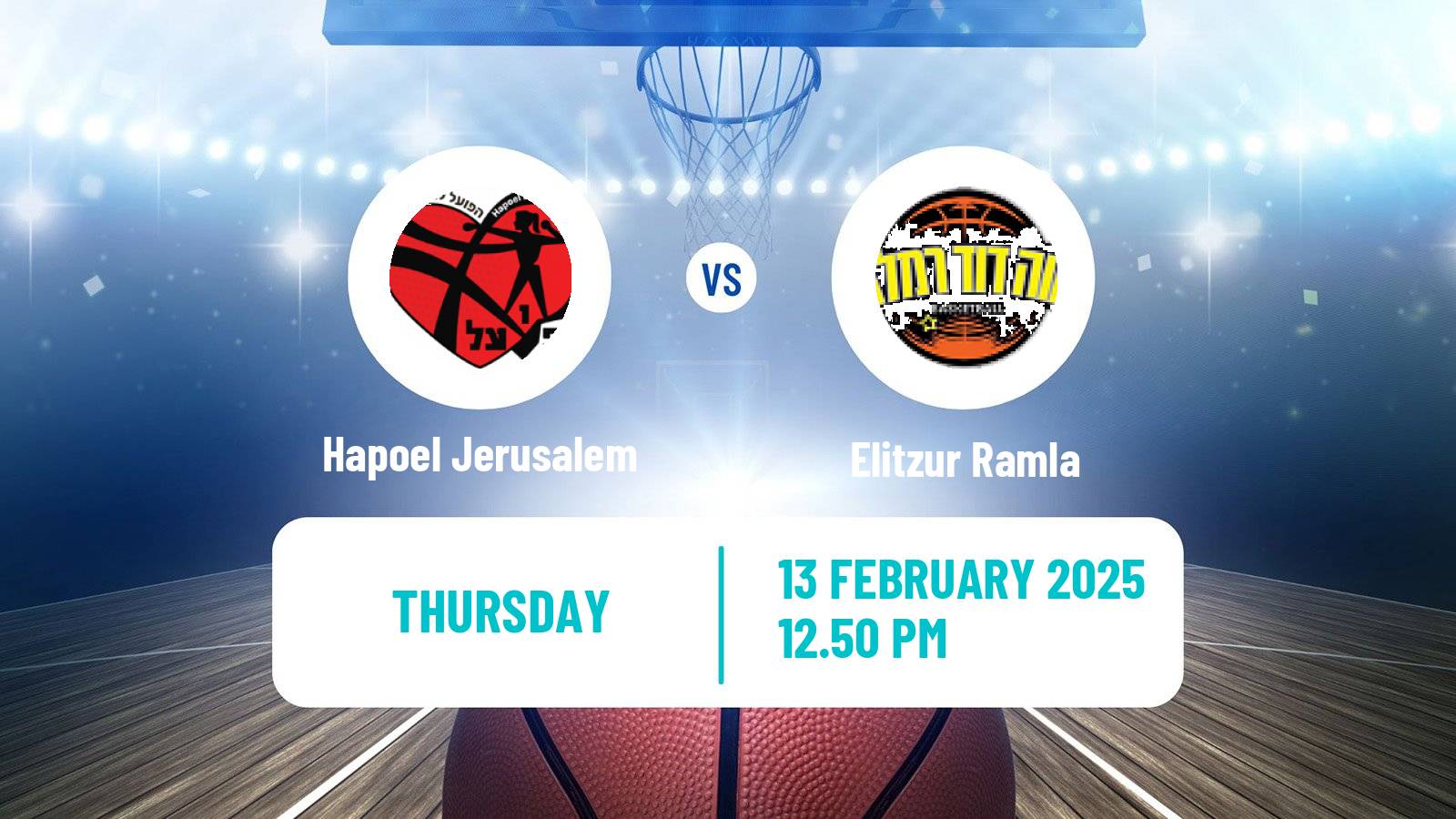 Basketball Israeli WBL Women Hapoel Jerusalem - Elitzur Ramla