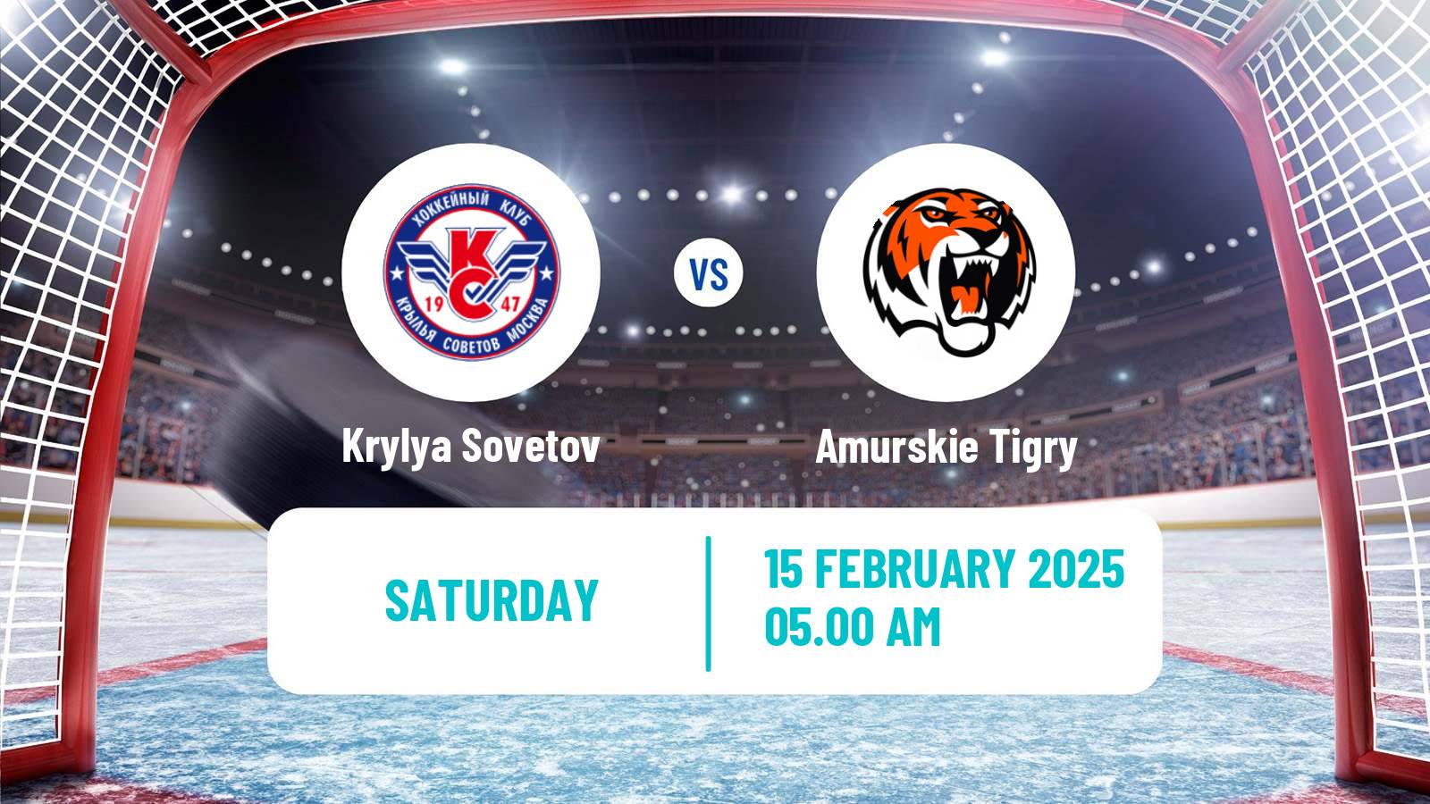 Hockey MHL Krylya Sovetov - Amurskie Tigry