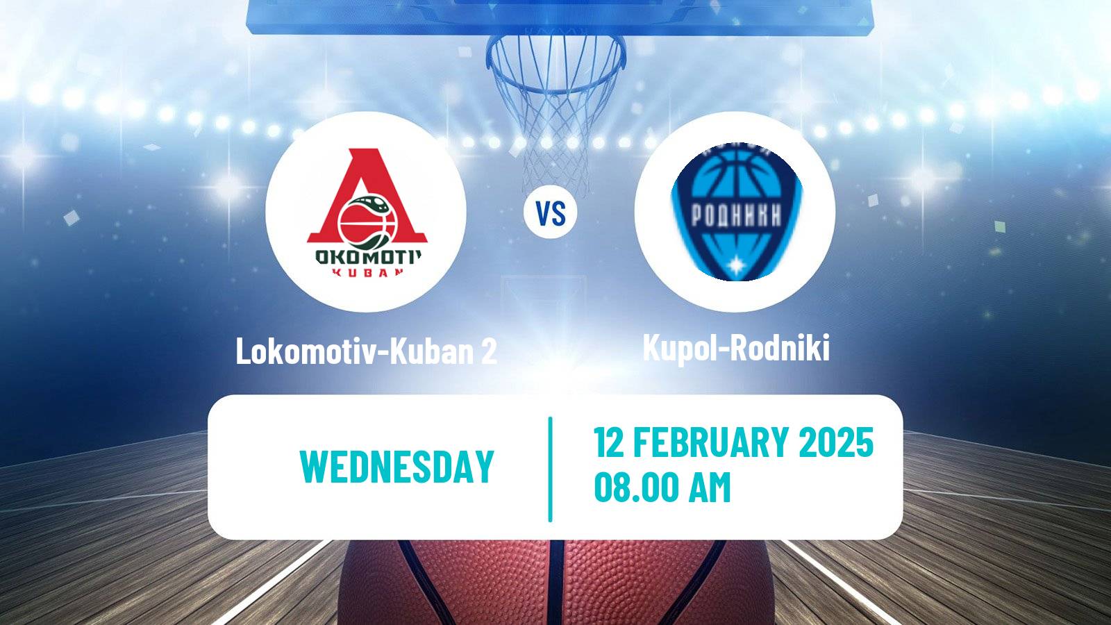 Basketball Russian Super League Basketball Lokomotiv-Kuban 2 - Kupol-Rodniki