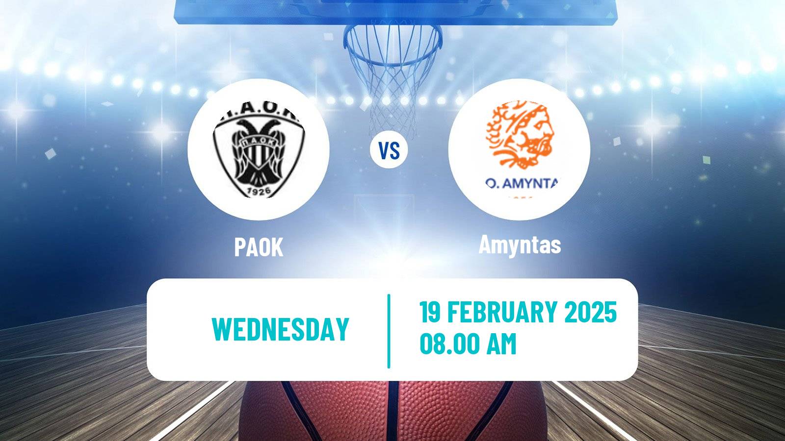 Basketball Greek Basket League A1 Women PAOK - Amyntas