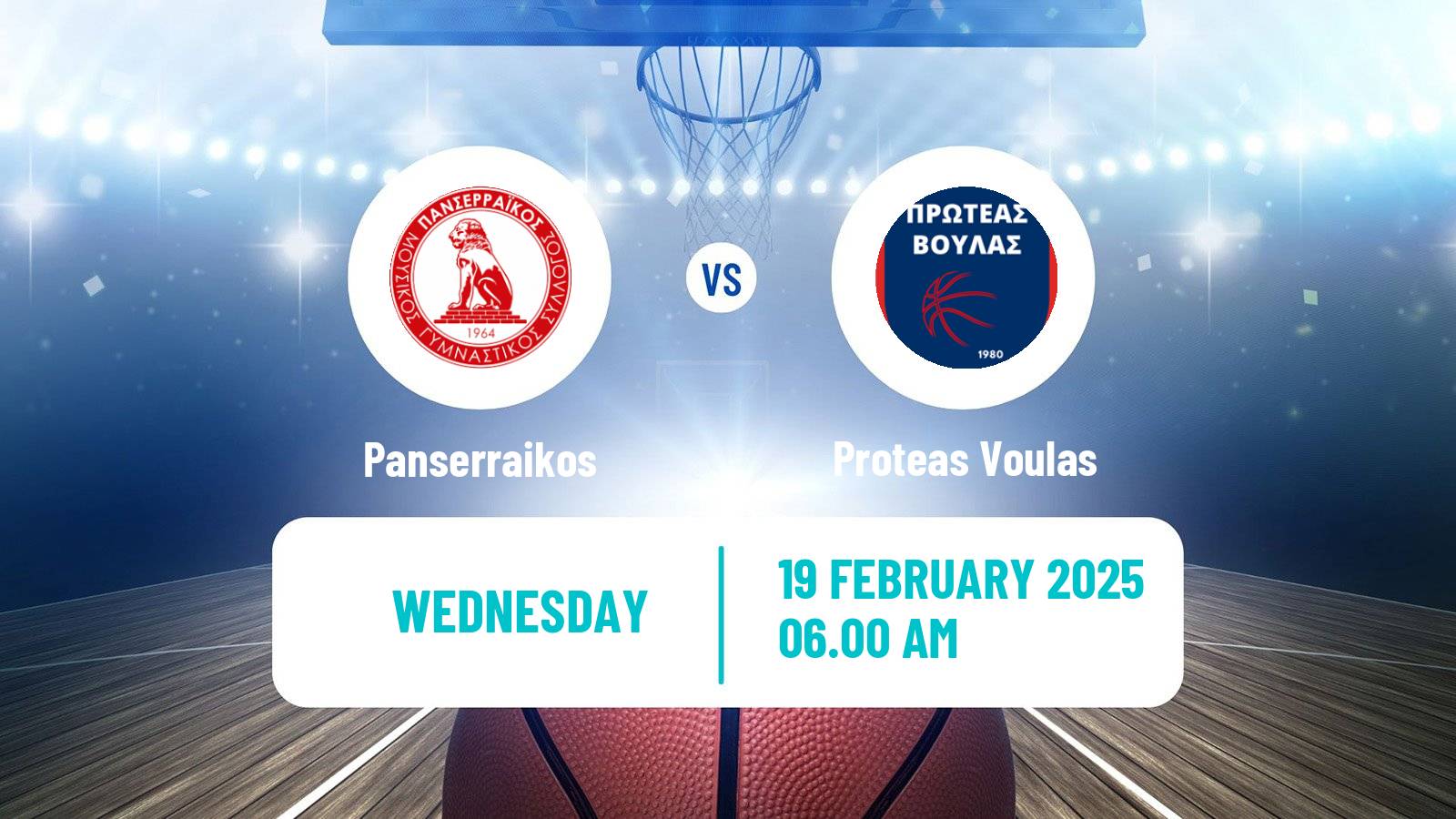 Basketball Greek Basket League A1 Women Panserraikos - Proteas Voulas