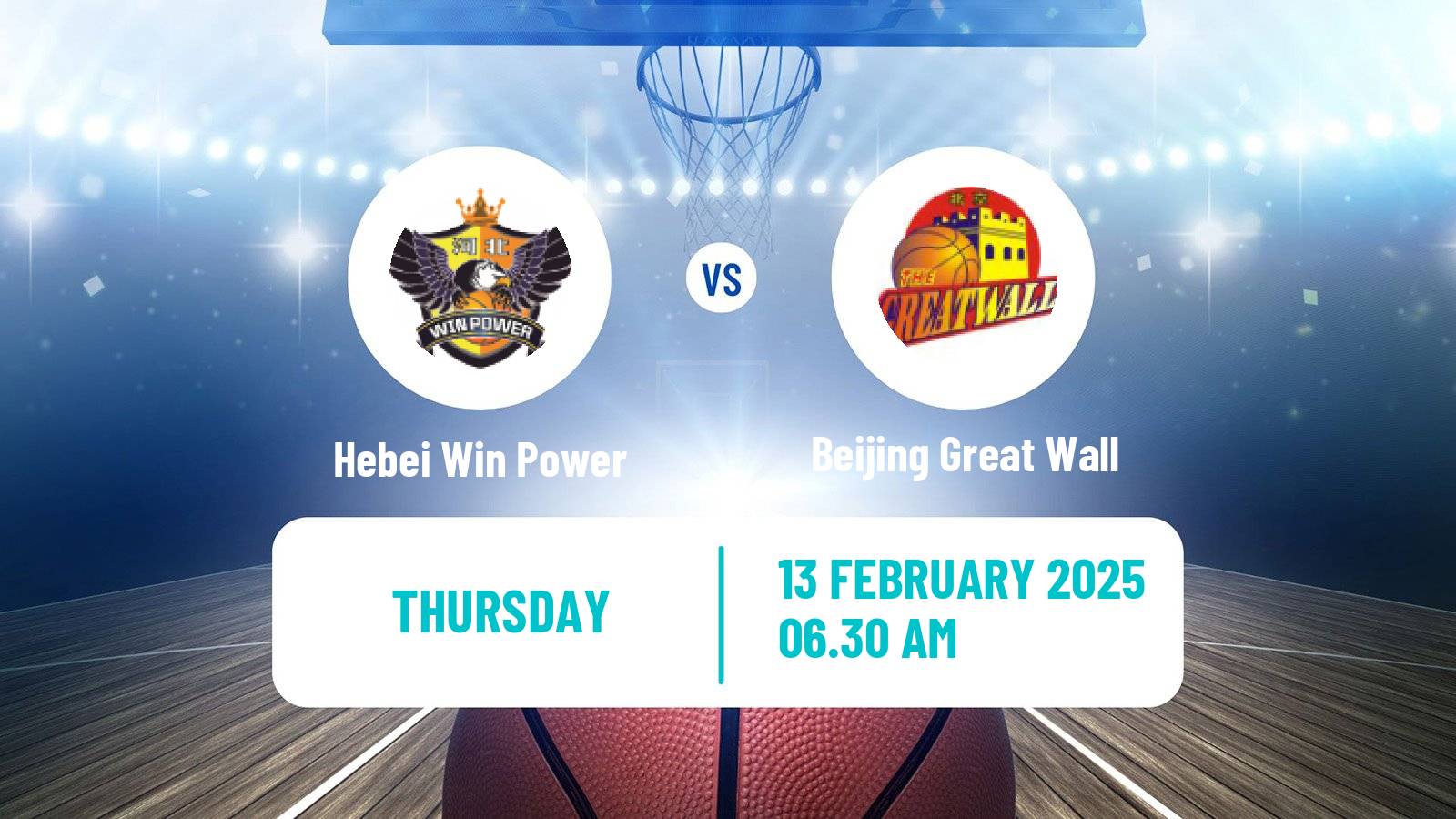 Basketball WCBA Hebei Win Power - Beijing Great Wall