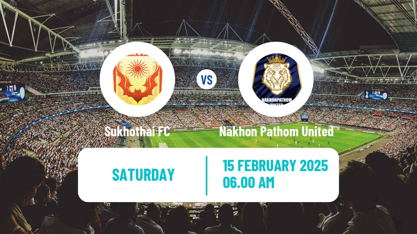 Soccer Thai League 1 Sukhothai - Nakhon Pathom United