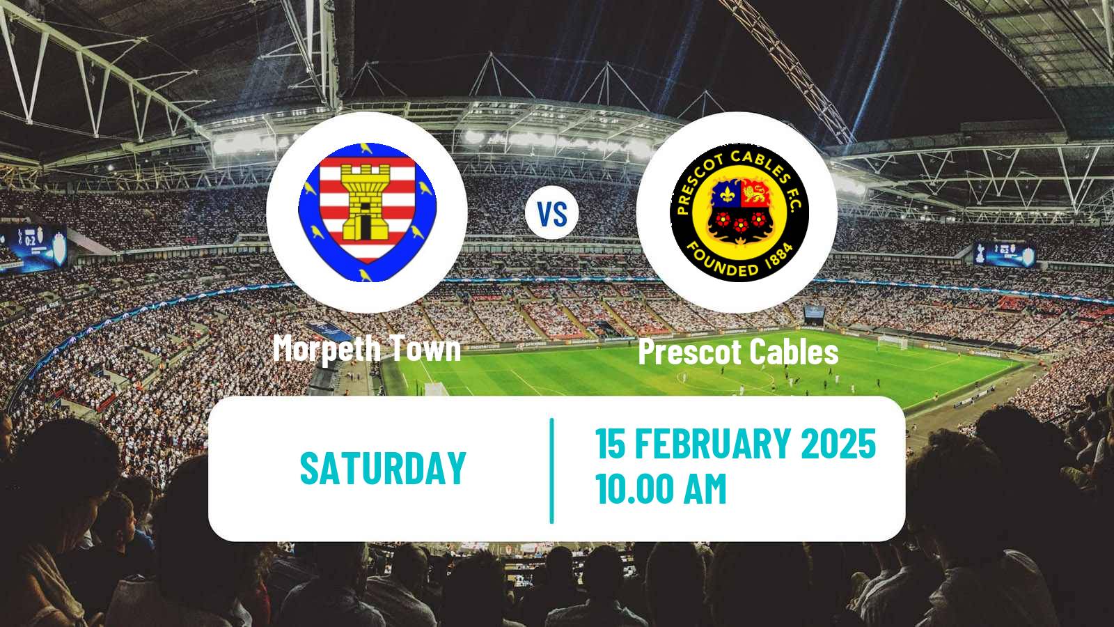 Soccer English NPL Premier Division Morpeth Town - Prescot Cables