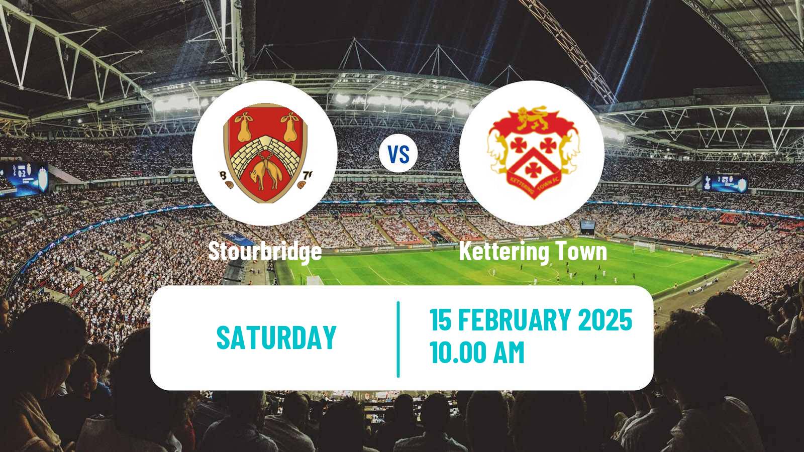 Soccer English Southern League Central Division Stourbridge - Kettering Town