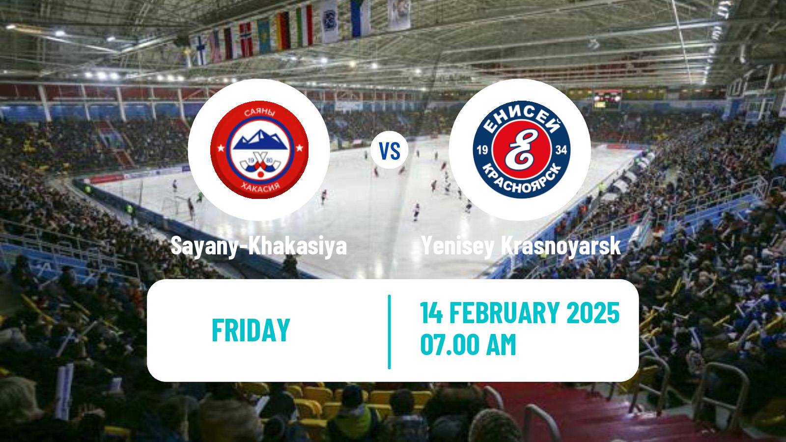 Bandy Russian Super League Bandy Sayany-Khakasiya - Yenisey Krasnoyarsk