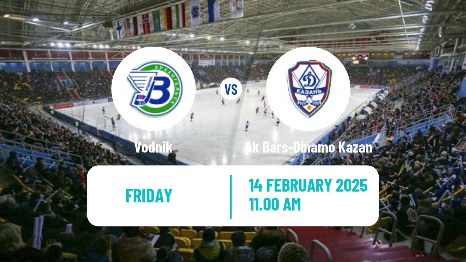 Bandy Russian Super League Bandy Vodnik - Ak Bars-Dinamo Kazan