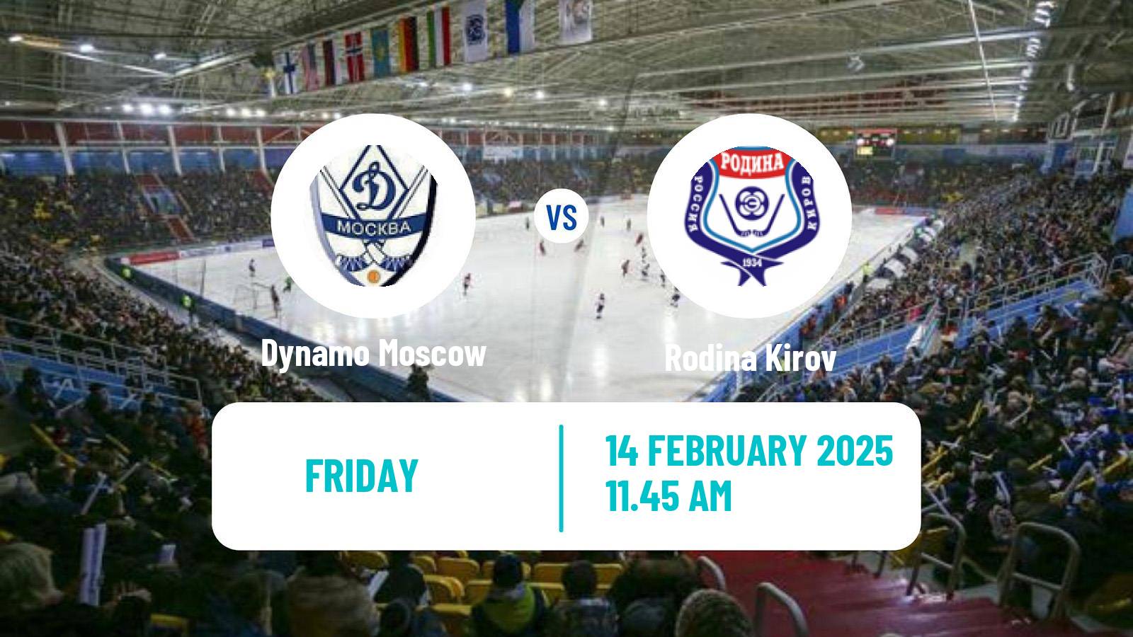 Bandy Russian Super League Bandy Dynamo Moscow - Rodina