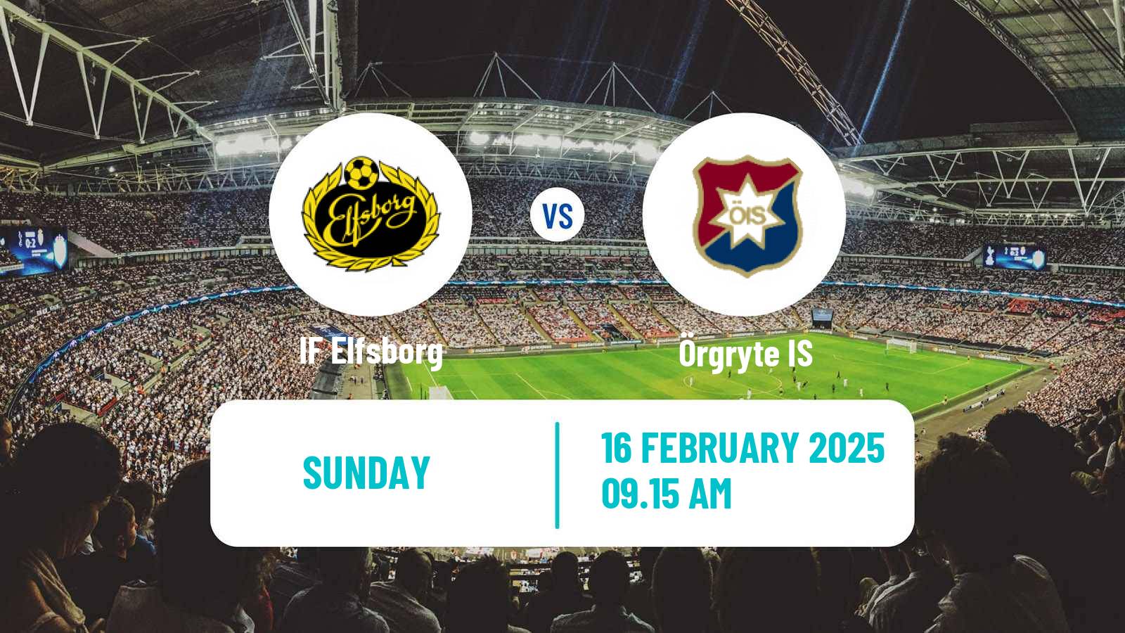 Soccer Svenska Cupen Elfsborg - Örgryte