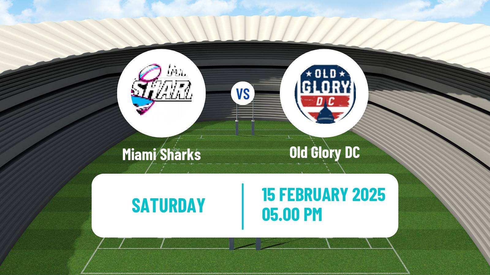 Rugby union USA Major League Rugby Miami Sharks - Old Glory DC