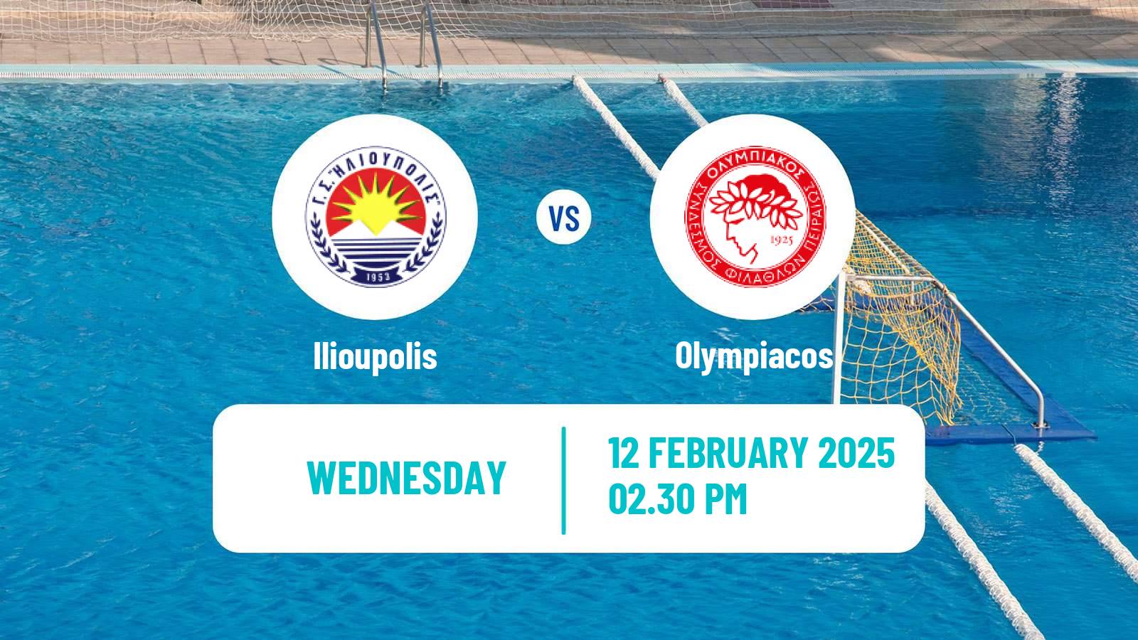 Water polo Greek A1 Water Polo Women Ilioupolis - Olympiacos