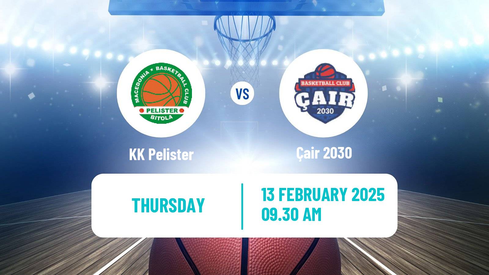 Basketball North Macedonian Cup Basketball Pelister - Çair 2030