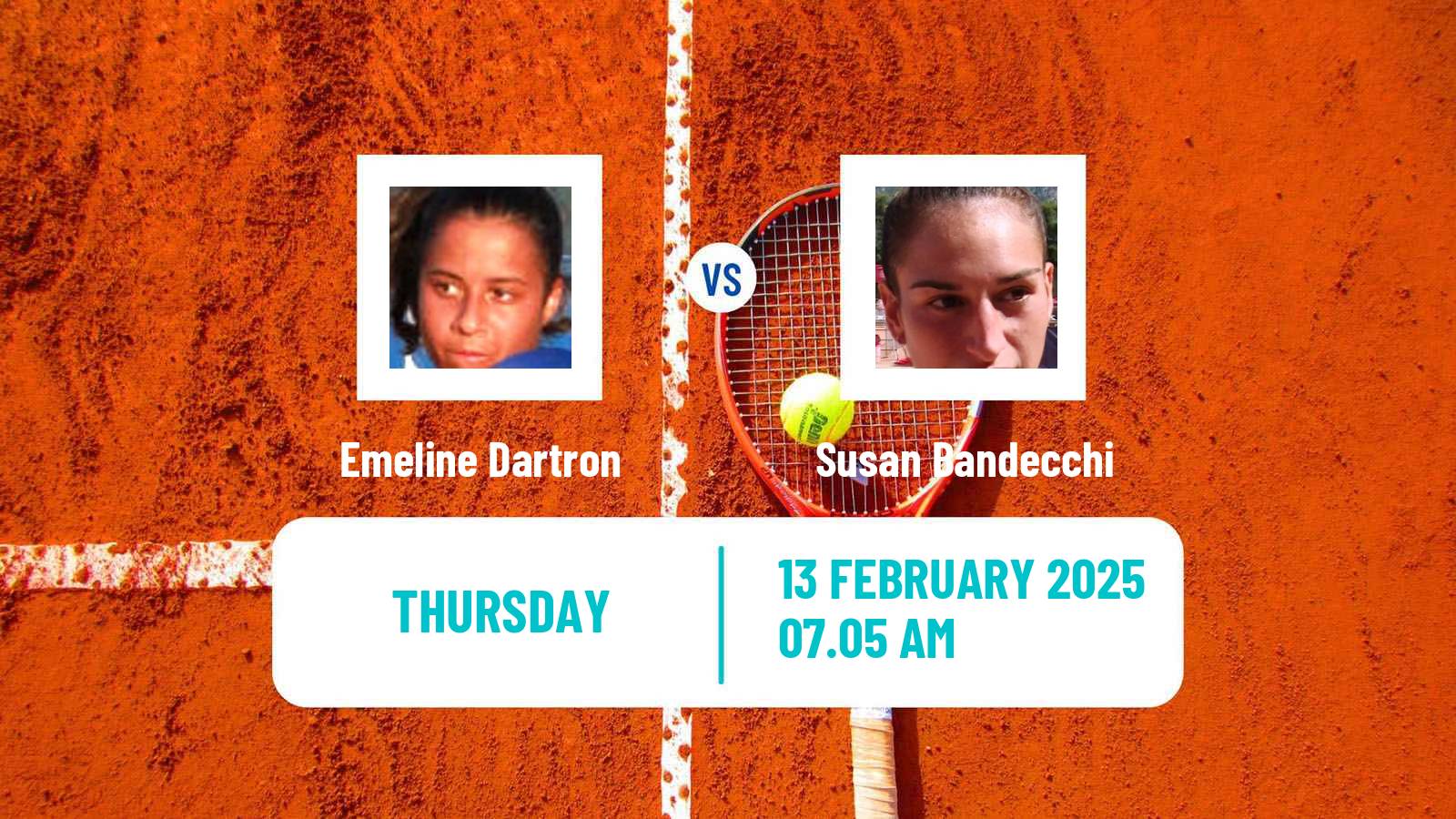 Tennis ITF W75 Altenkirchen Women Emeline Dartron - Susan Bandecchi