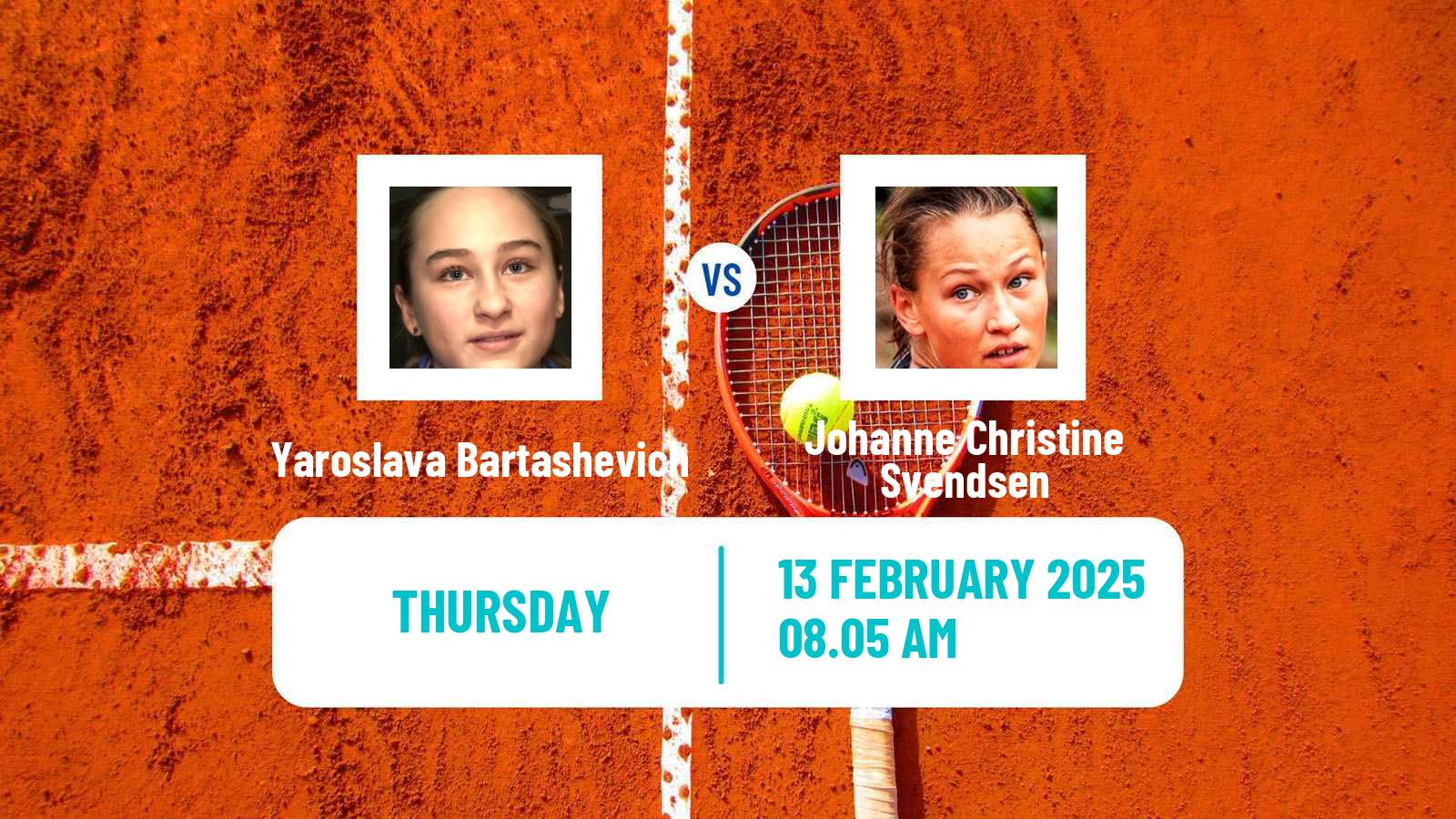 Tennis ITF W15 Manacor Women Yaroslava Bartashevich - Johanne Christine Svendsen