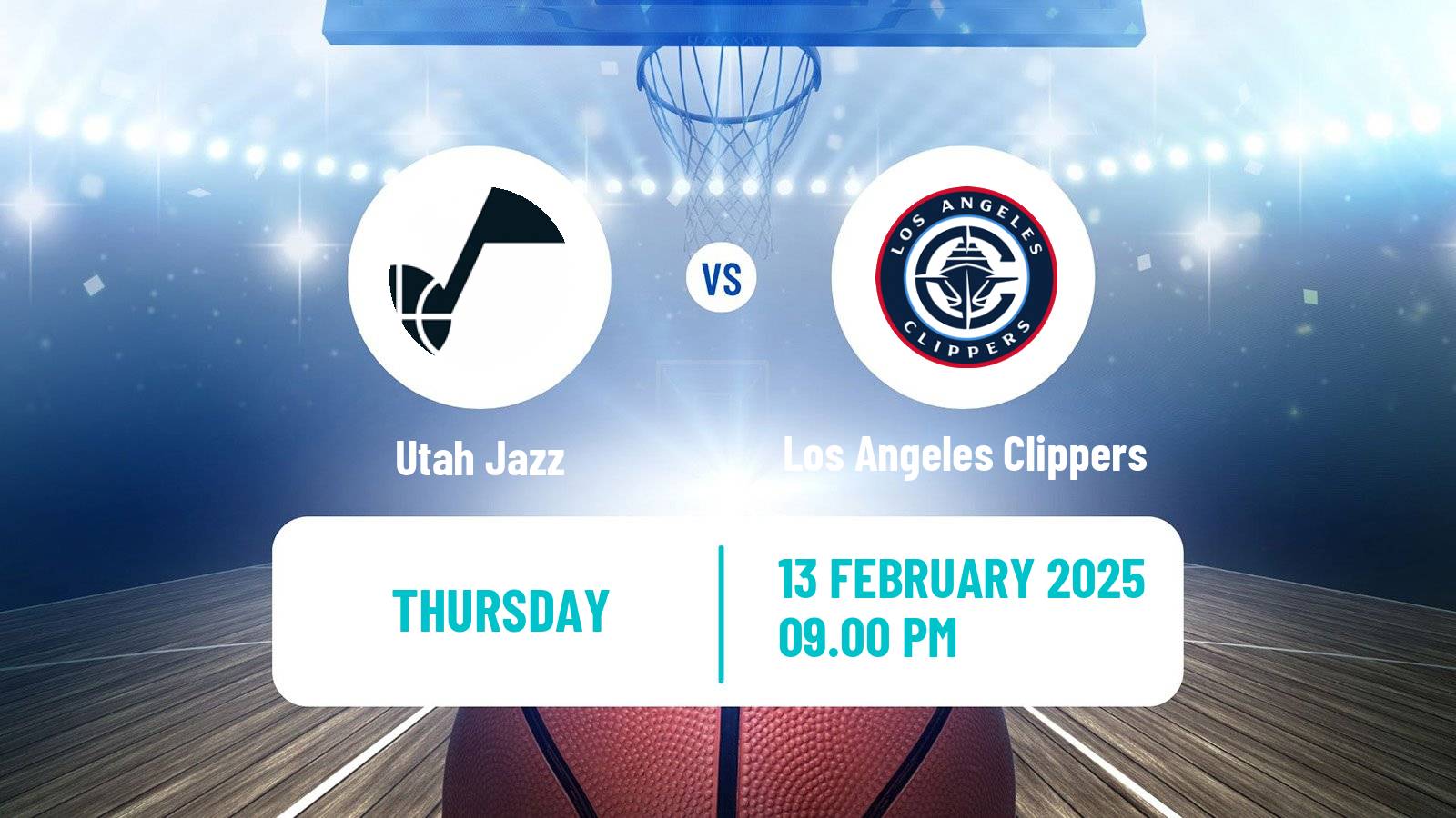 Basketball NBA Utah Jazz - Los Angeles Clippers