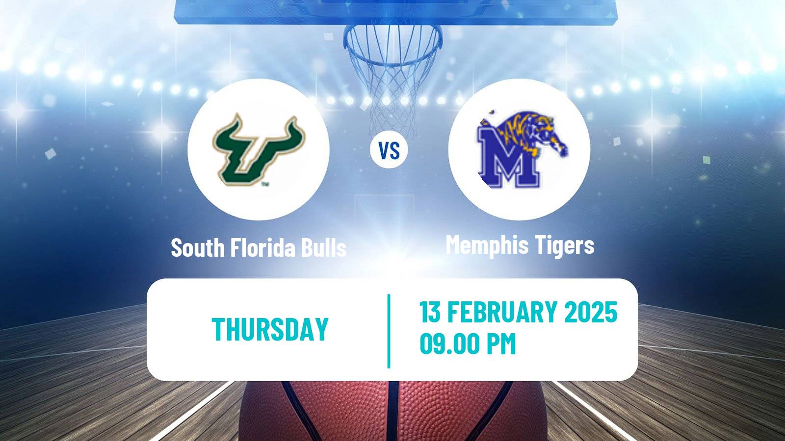 Basketball NCAA College Basketball South Florida Bulls - Memphis Tigers