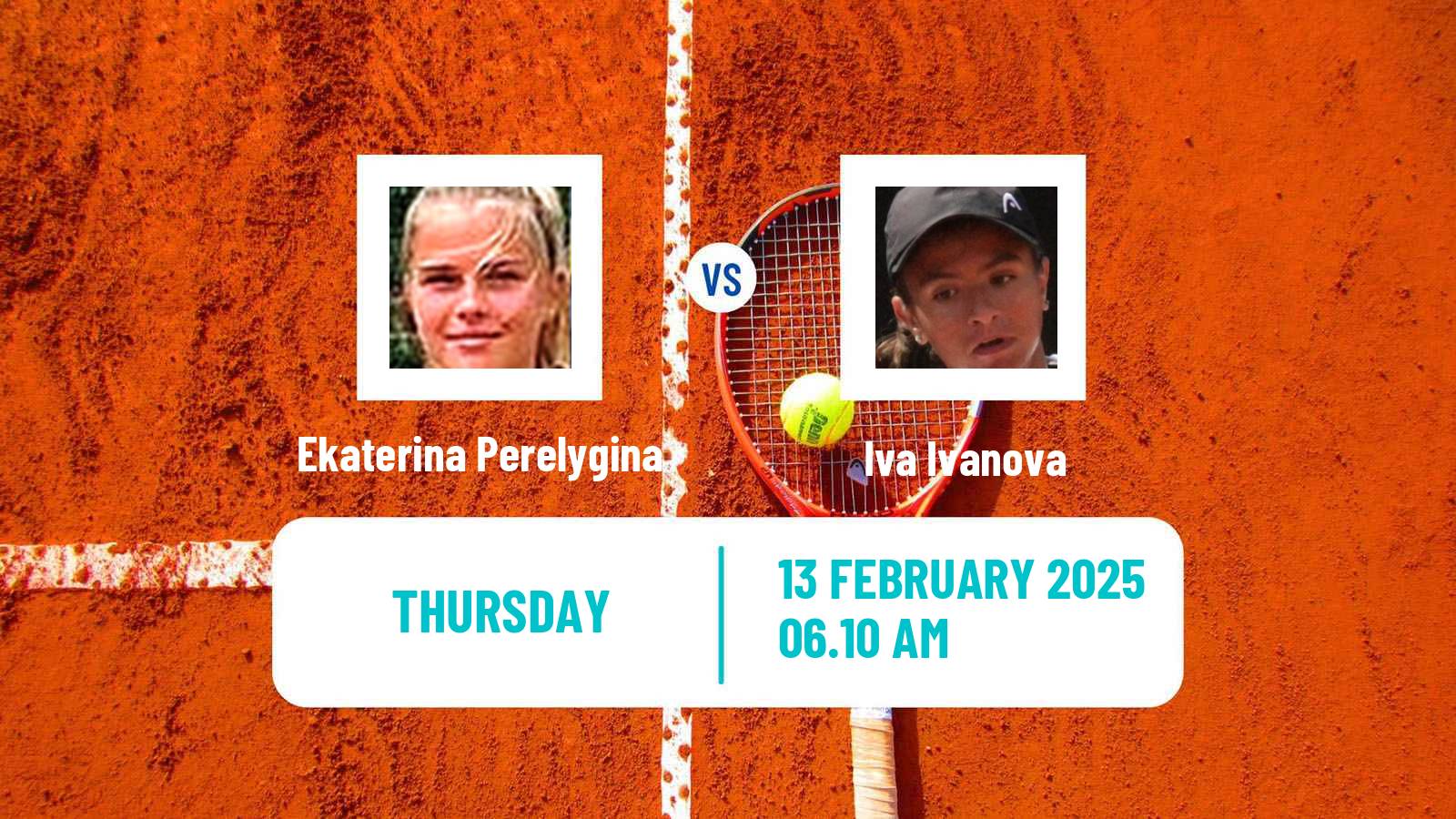 Tennis ITF W15 Sharm Elsheikh 3 Women Ekaterina Perelygina - Iva Ivanova