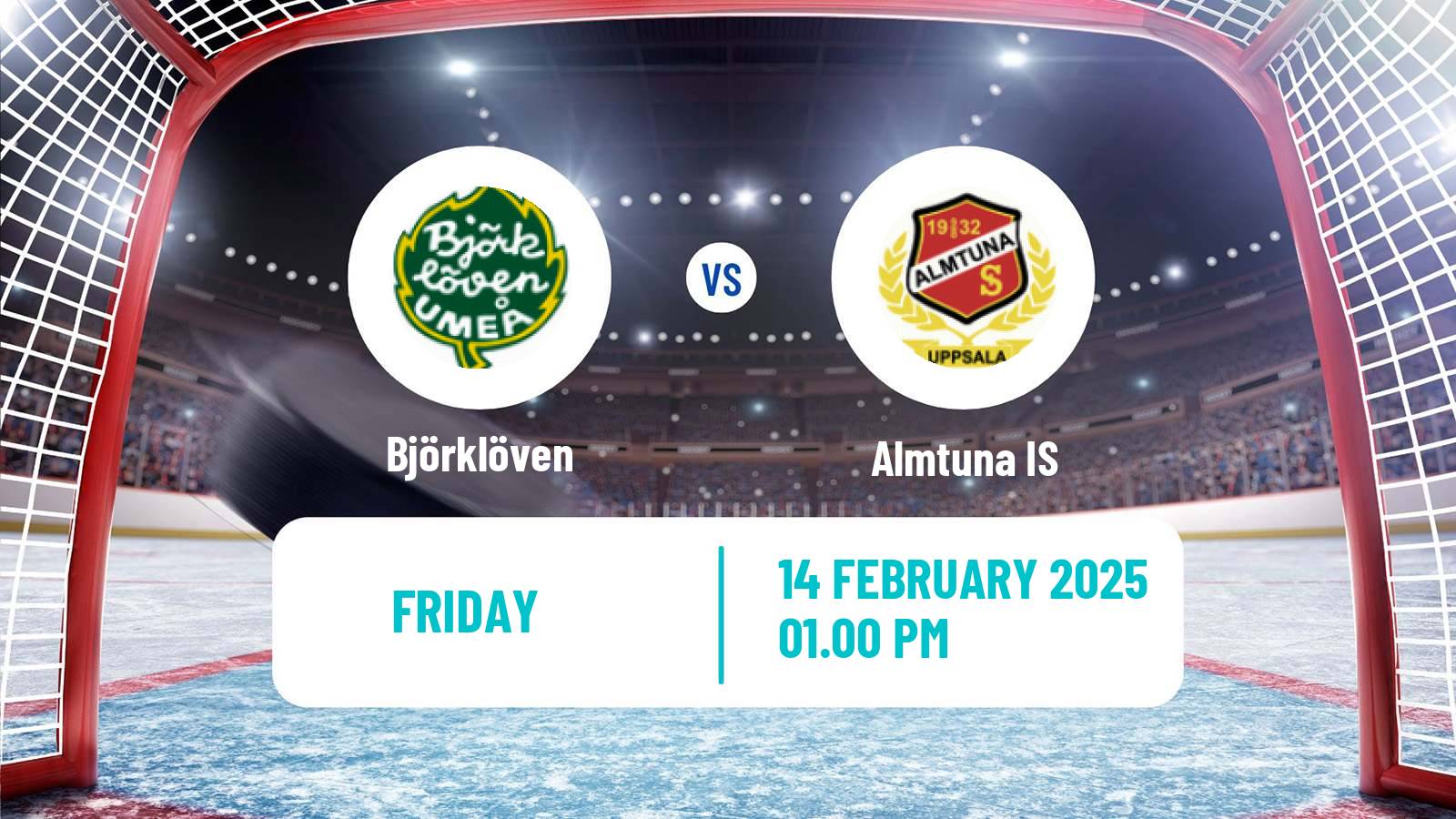 Hockey Swedish Hockey Allsvenskan Björklöven - Almtuna IS